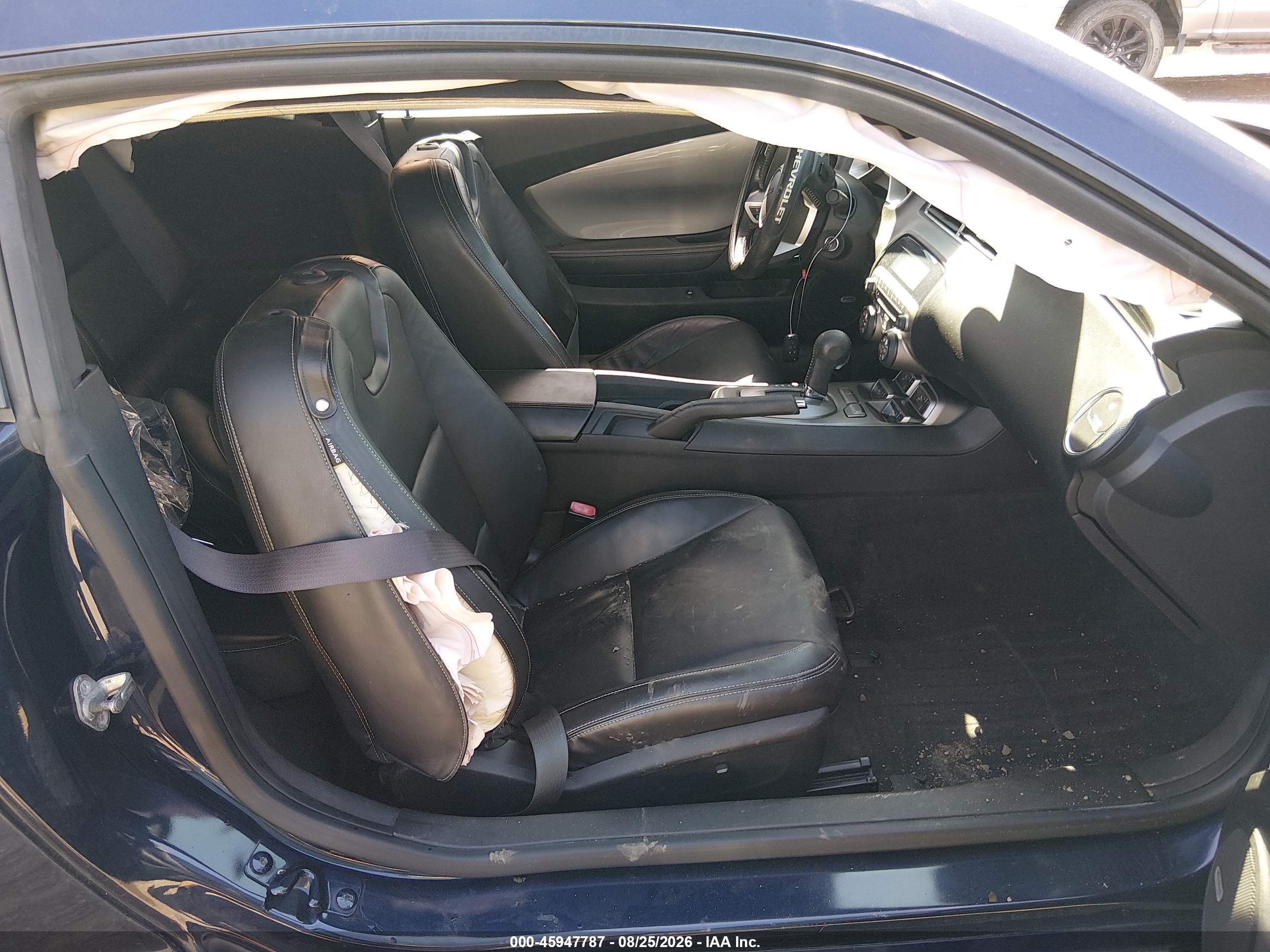 2010 Chevrolet Camaro 2lt Dark Blue vin: 2G1FC1EV7A9158525