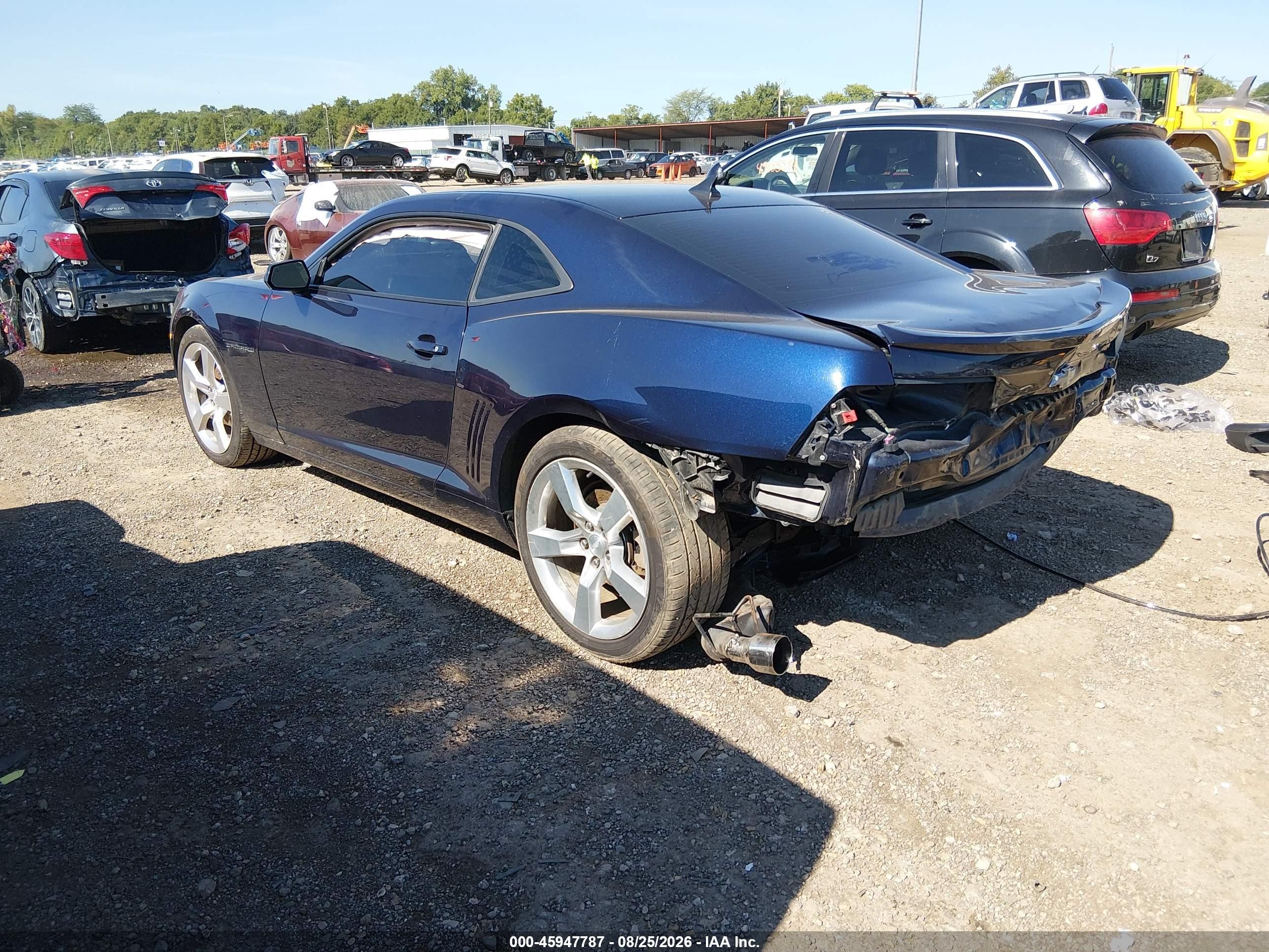 2010 Chevrolet Camaro 2lt Dark Blue vin: 2G1FC1EV7A9158525