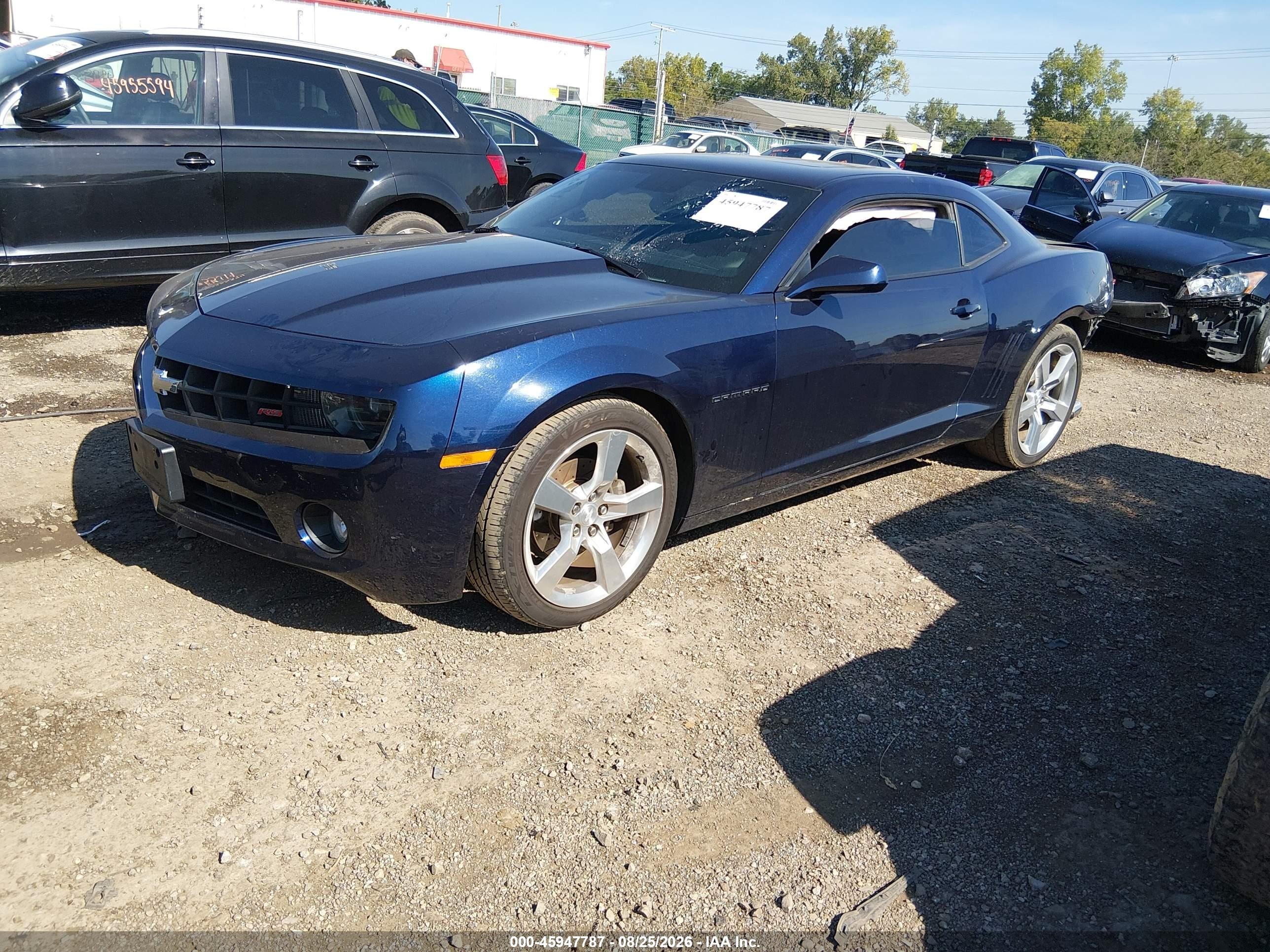 2010 Chevrolet Camaro 2lt Dark Blue vin: 2G1FC1EV7A9158525