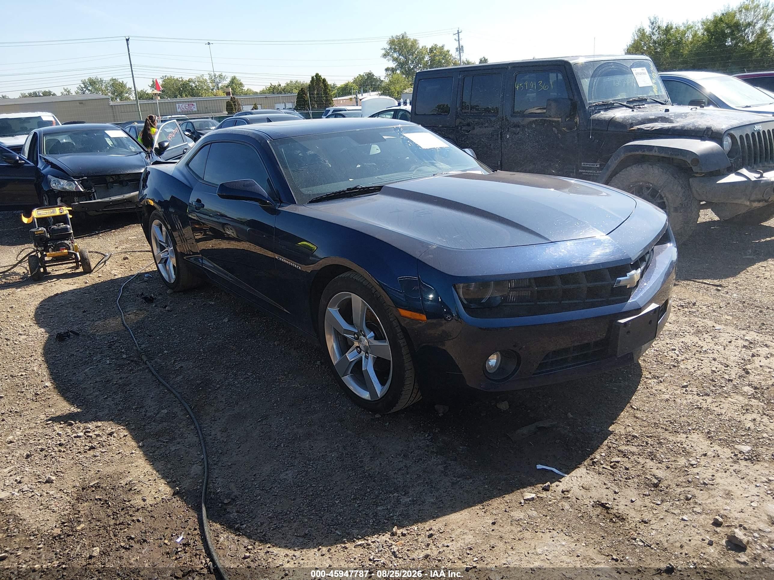 2010 Chevrolet Camaro 2lt Dark Blue vin: 2G1FC1EV7A9158525