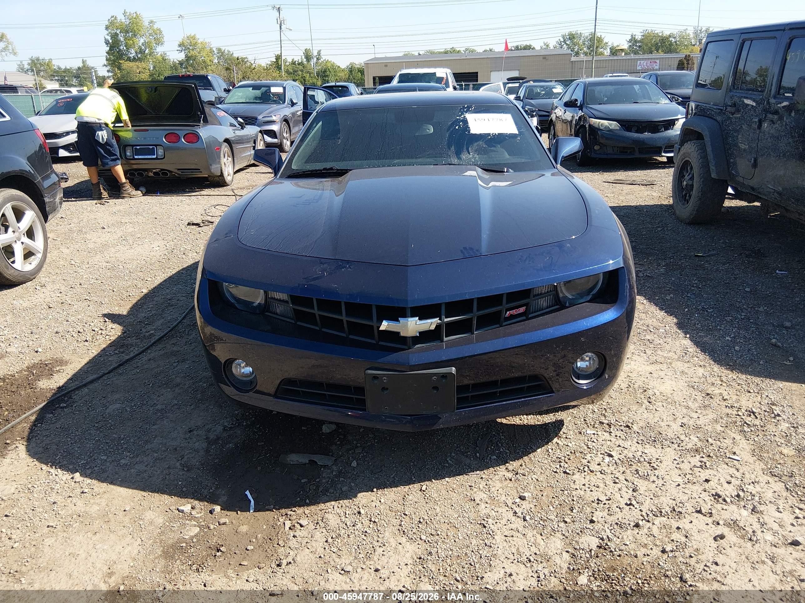 2010 Chevrolet Camaro 2lt Dark Blue vin: 2G1FC1EV7A9158525