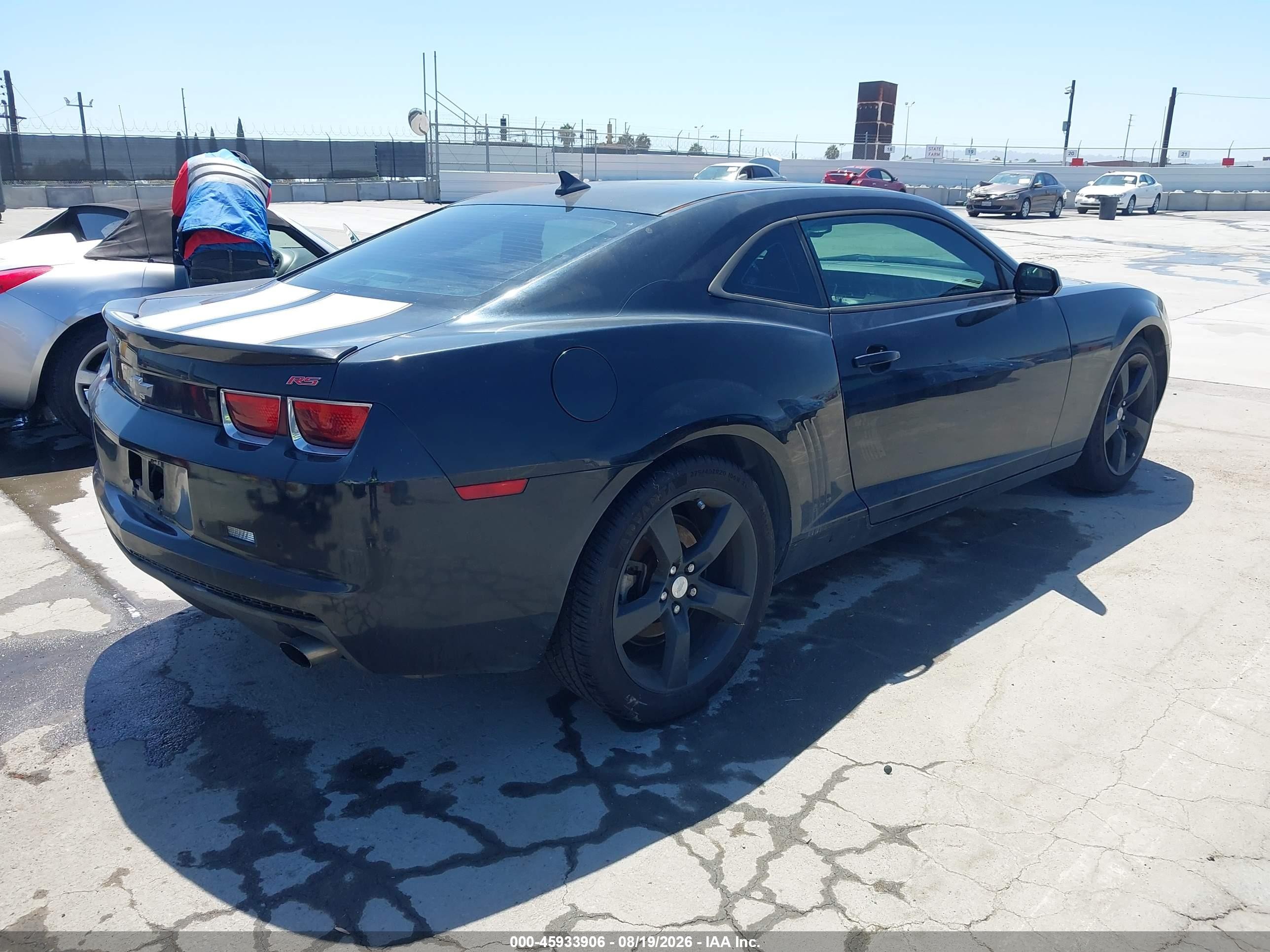 2010 Chevrolet Camaro 2lt Черный vin: 2G1FC1EV7A9205178
