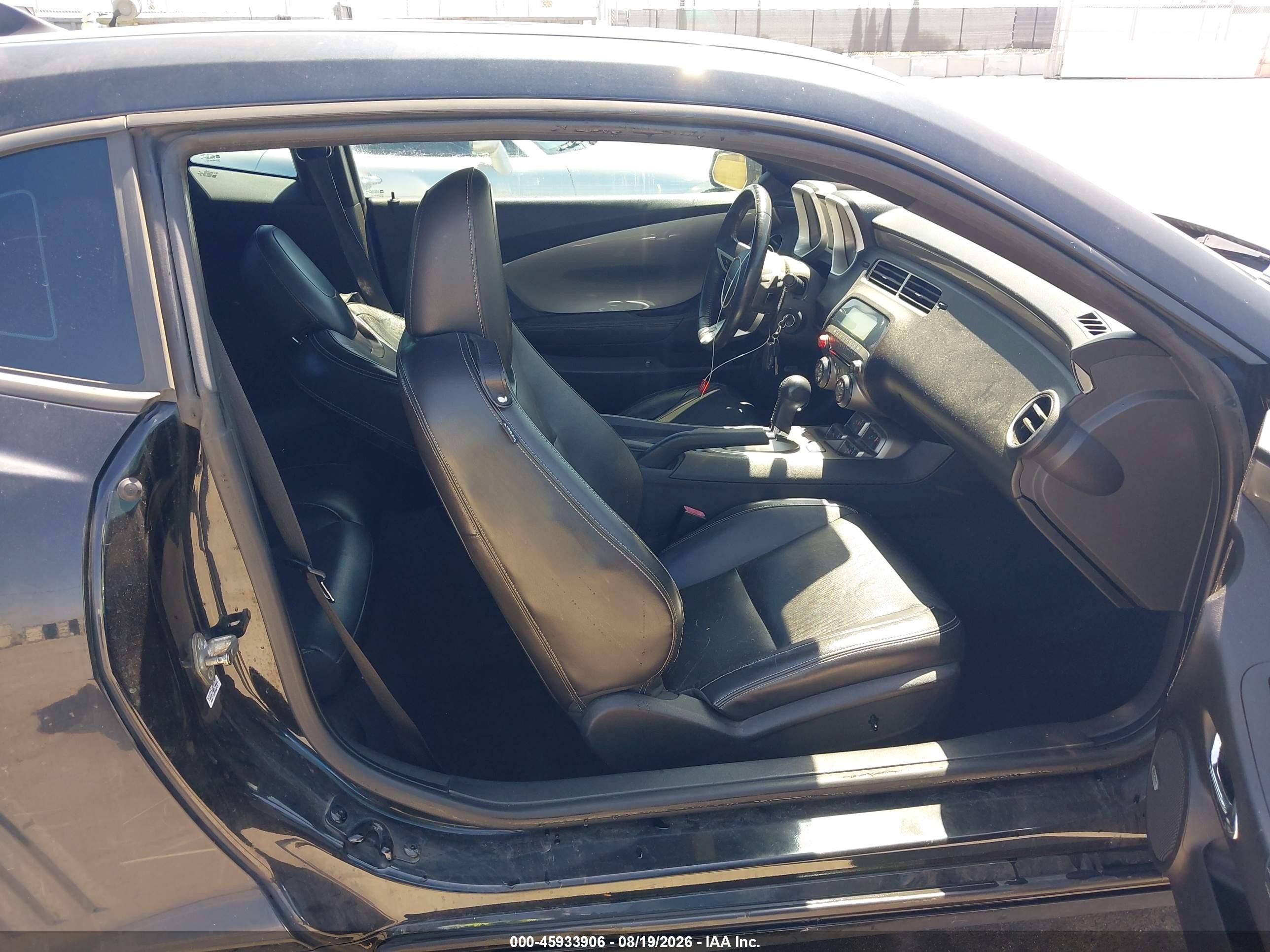 2010 Chevrolet Camaro 2lt Черный vin: 2G1FC1EV7A9205178
