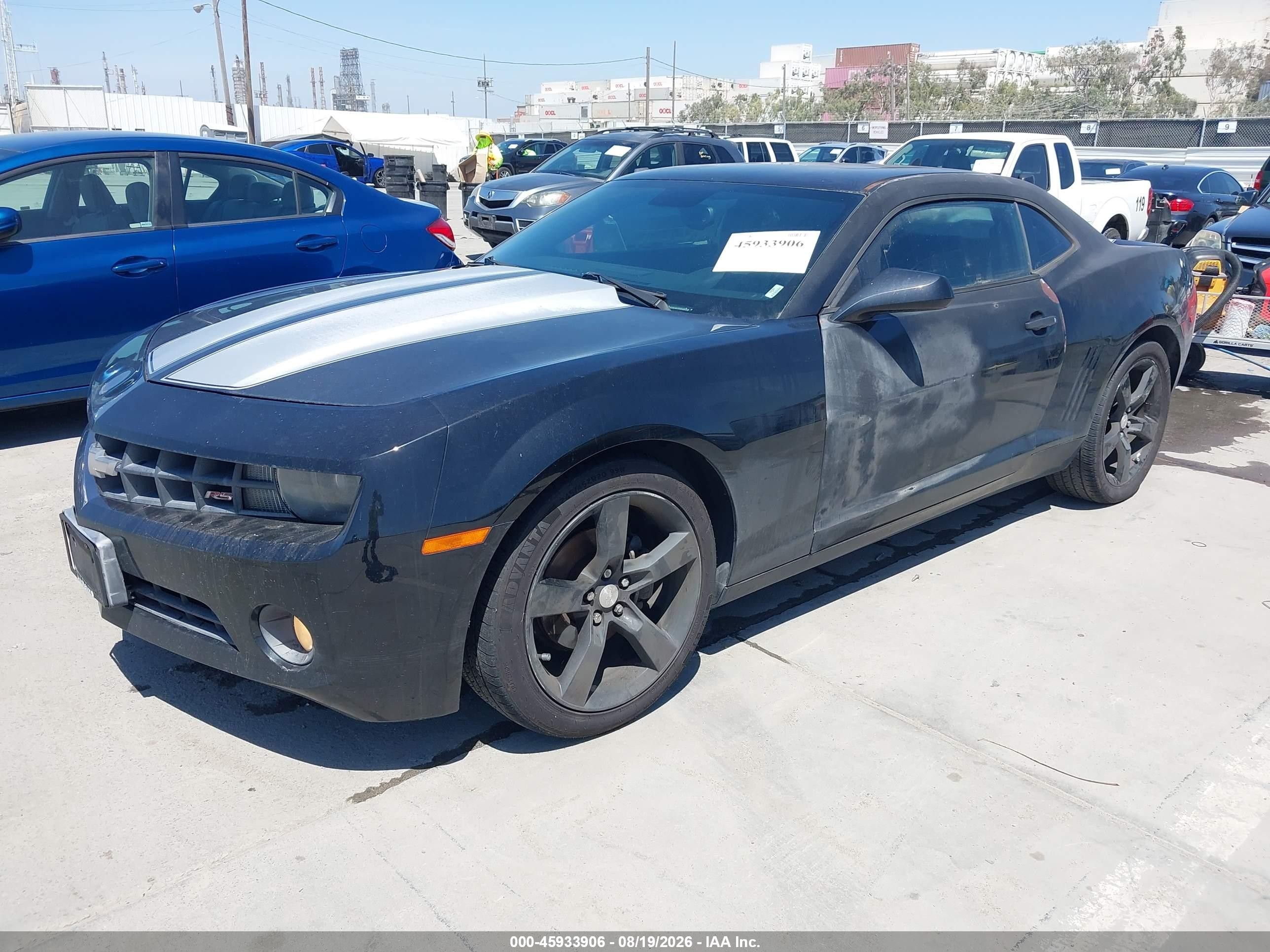 2010 Chevrolet Camaro 2lt Черный vin: 2G1FC1EV7A9205178