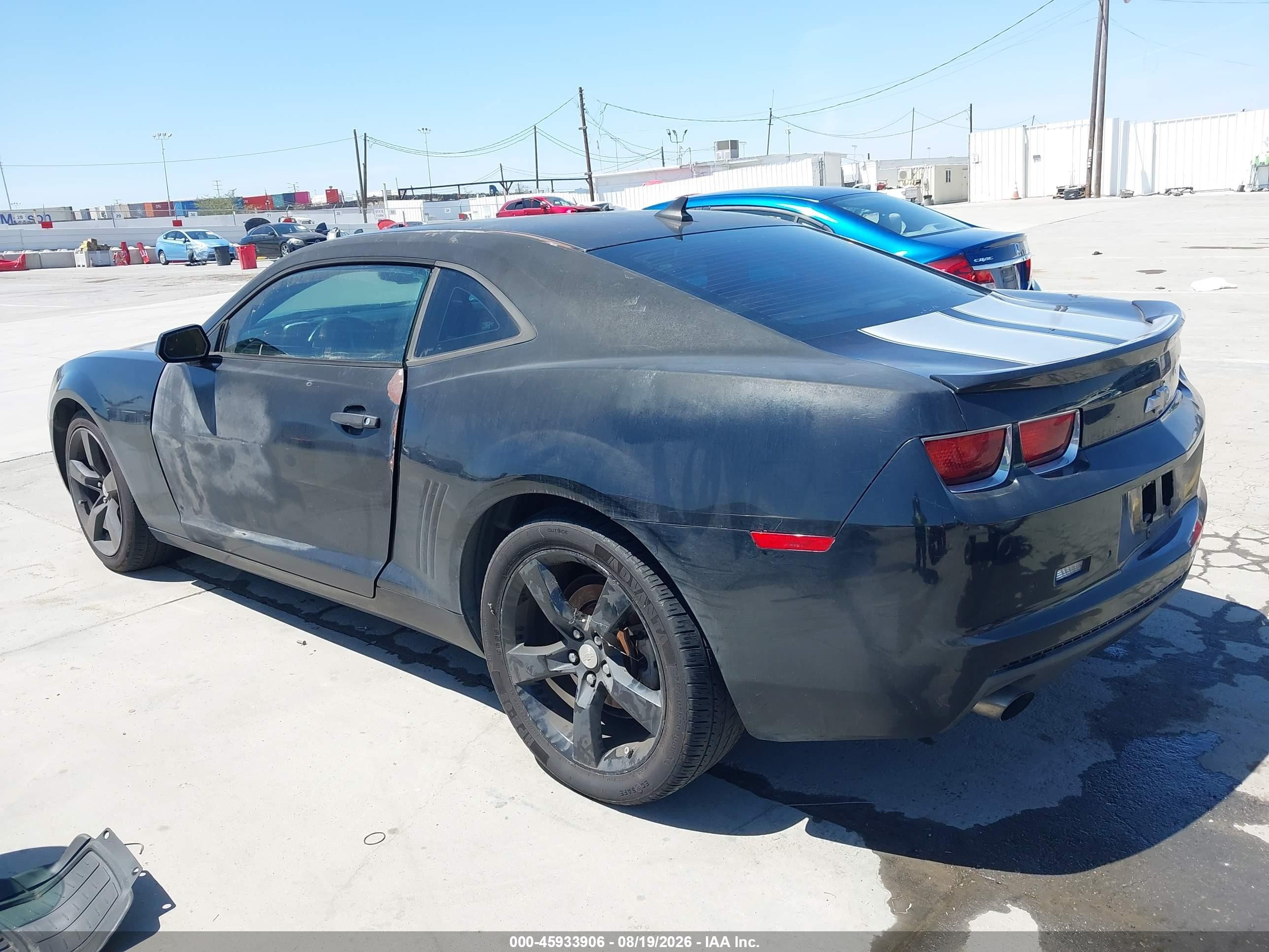 2010 Chevrolet Camaro 2lt Черный vin: 2G1FC1EV7A9205178