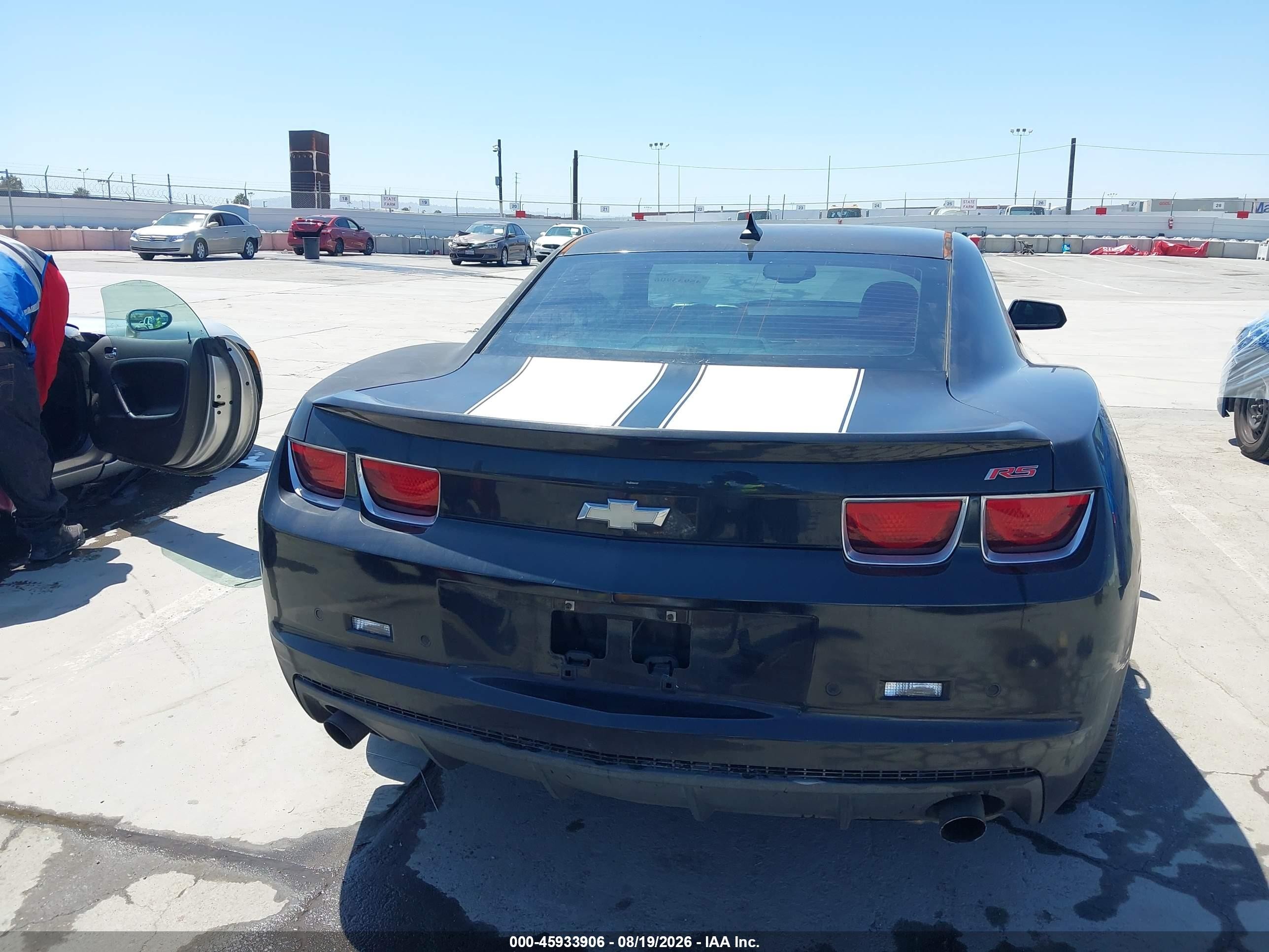2010 Chevrolet Camaro 2lt Черный vin: 2G1FC1EV7A9205178