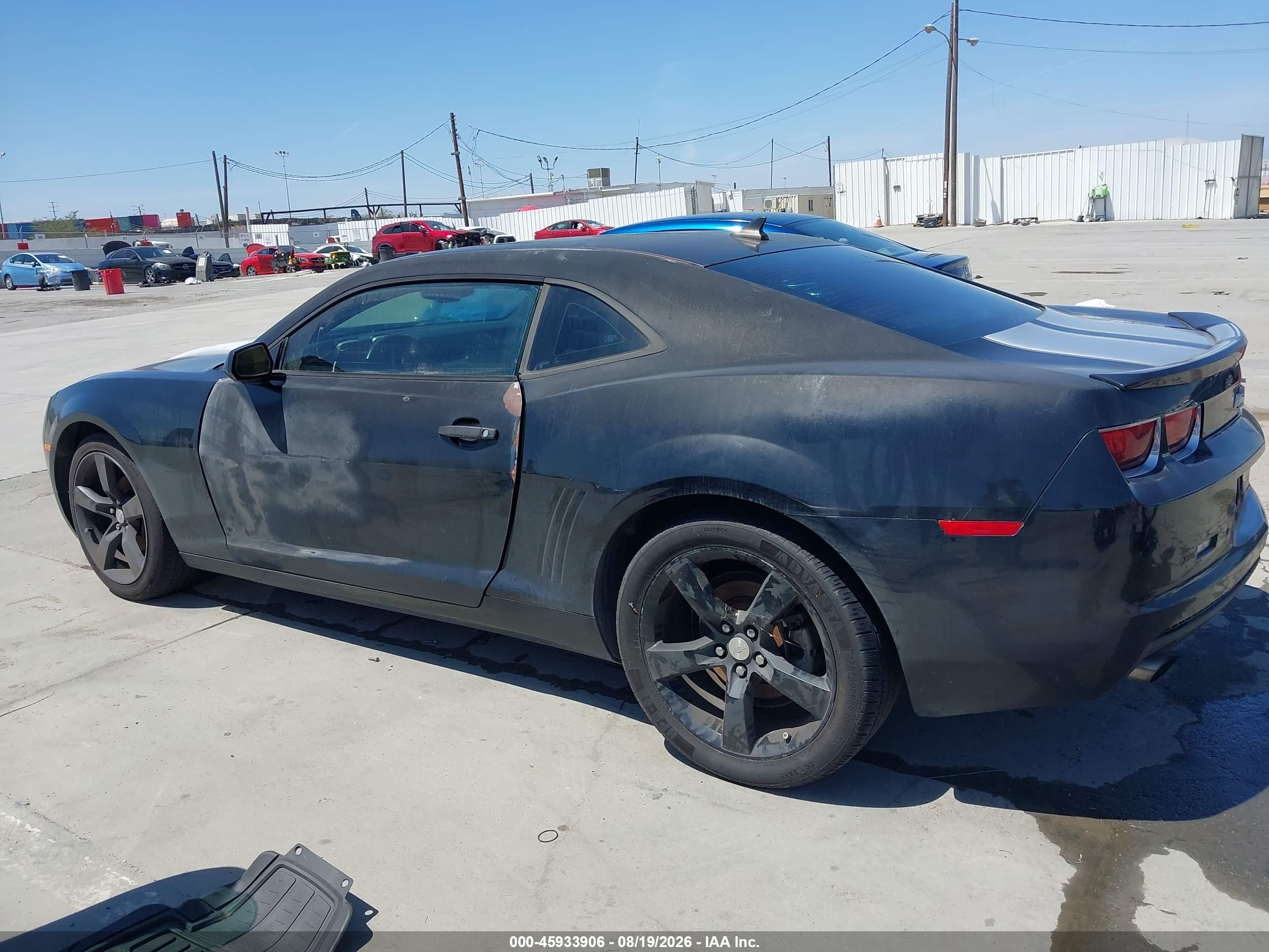 2010 Chevrolet Camaro 2lt Черный vin: 2G1FC1EV7A9205178