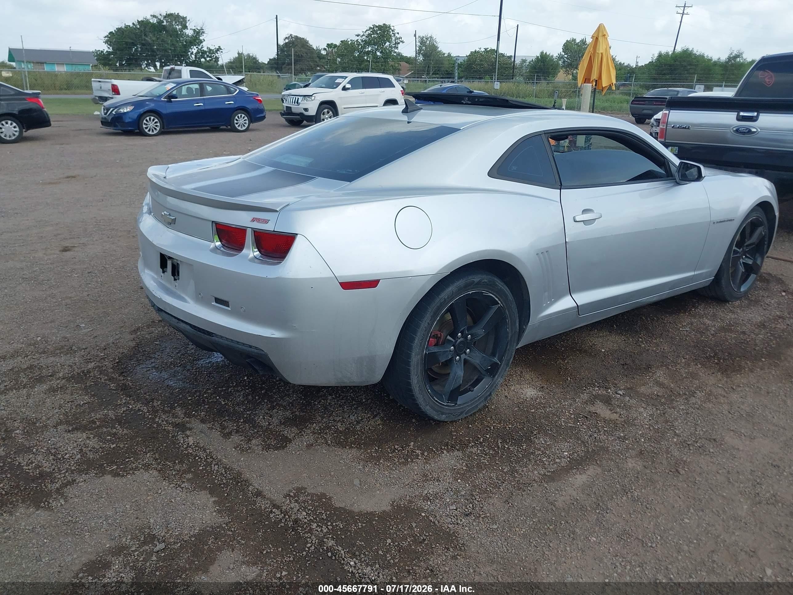 2010 Chevrolet Camaro 2lt Silver vin: 2G1FC1EV8A9187340