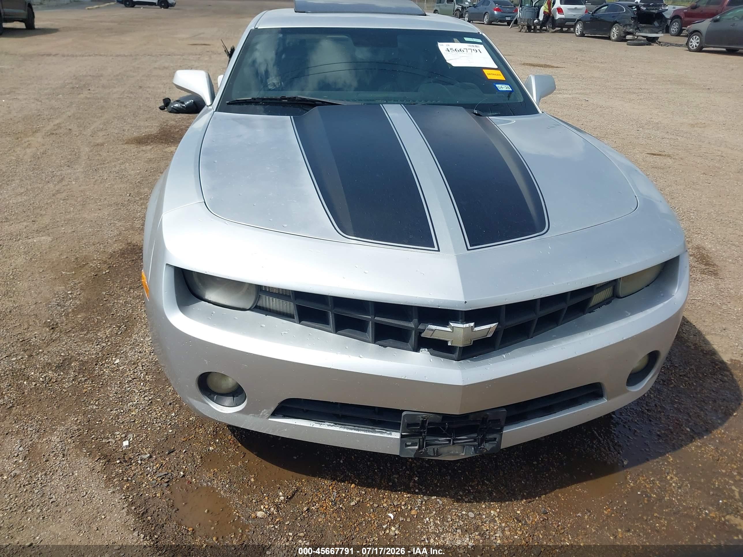 2010 Chevrolet Camaro 2lt Silver vin: 2G1FC1EV8A9187340