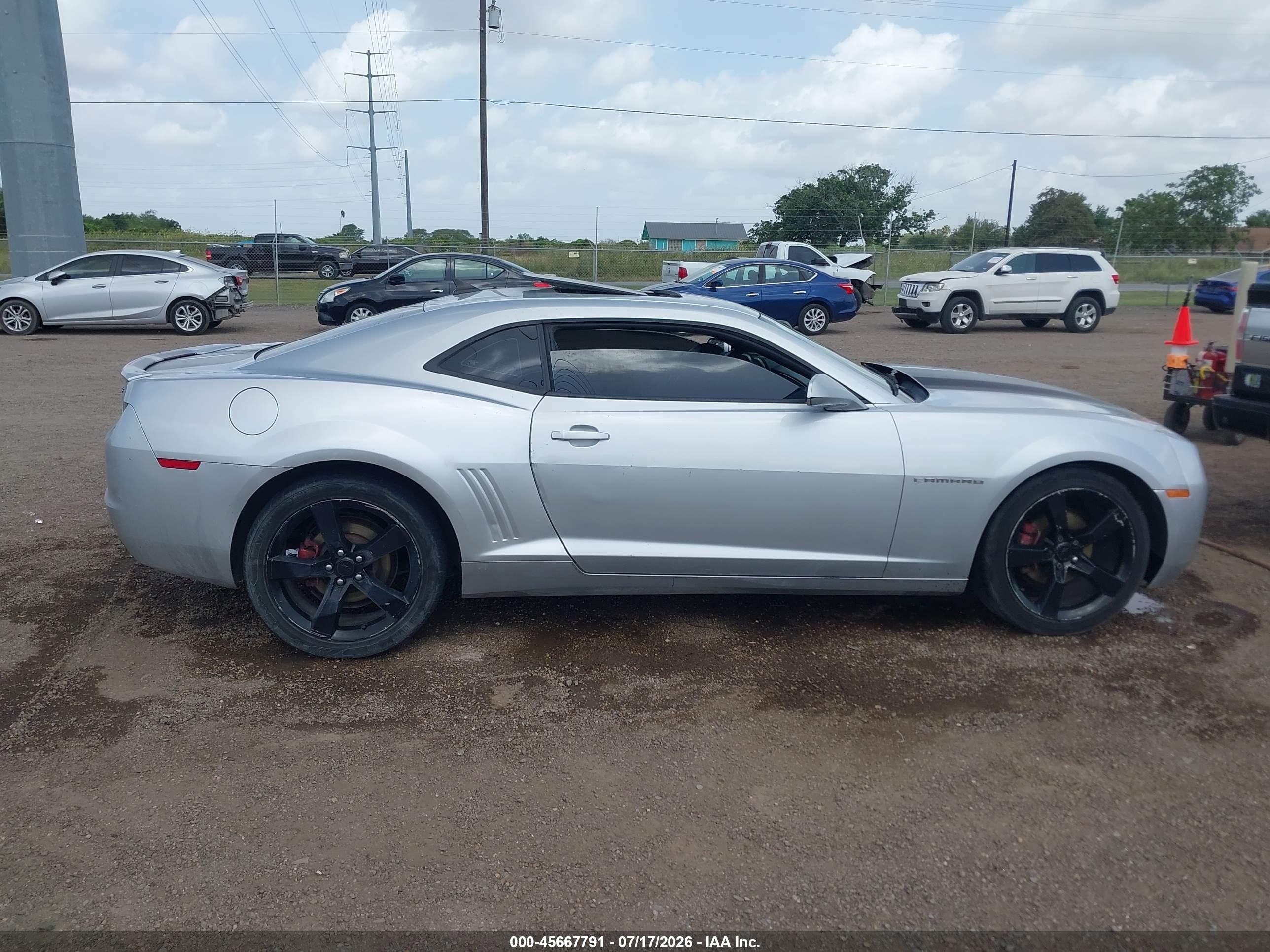 2010 Chevrolet Camaro 2lt Silver vin: 2G1FC1EV8A9187340