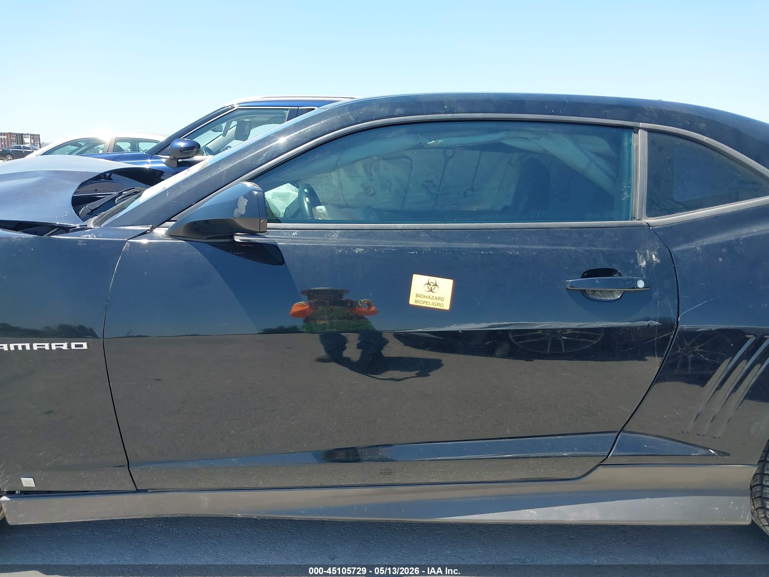2010 Chevrolet Camaro 2lt Black vin: 2G1FC1EV9A9116311