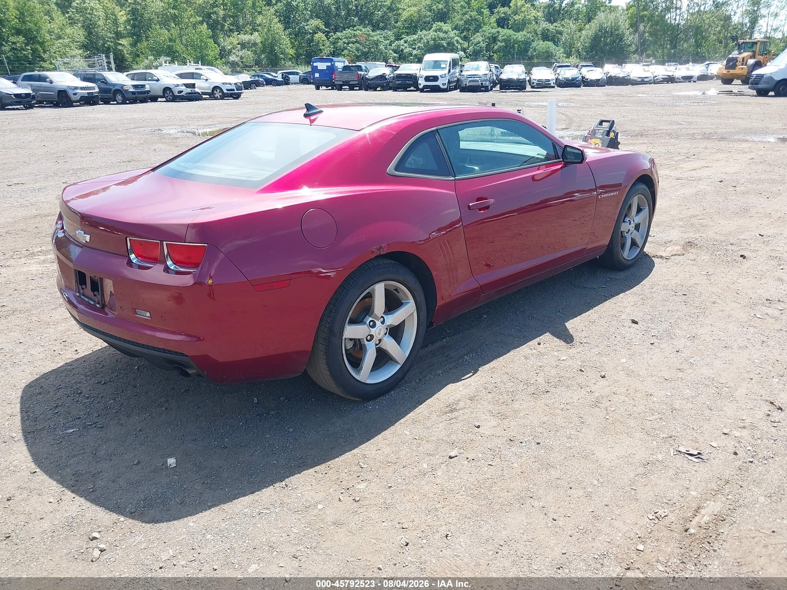 2010 Chevrolet Camaro 2lt Red vin: 2G1FC1EV9A9167257