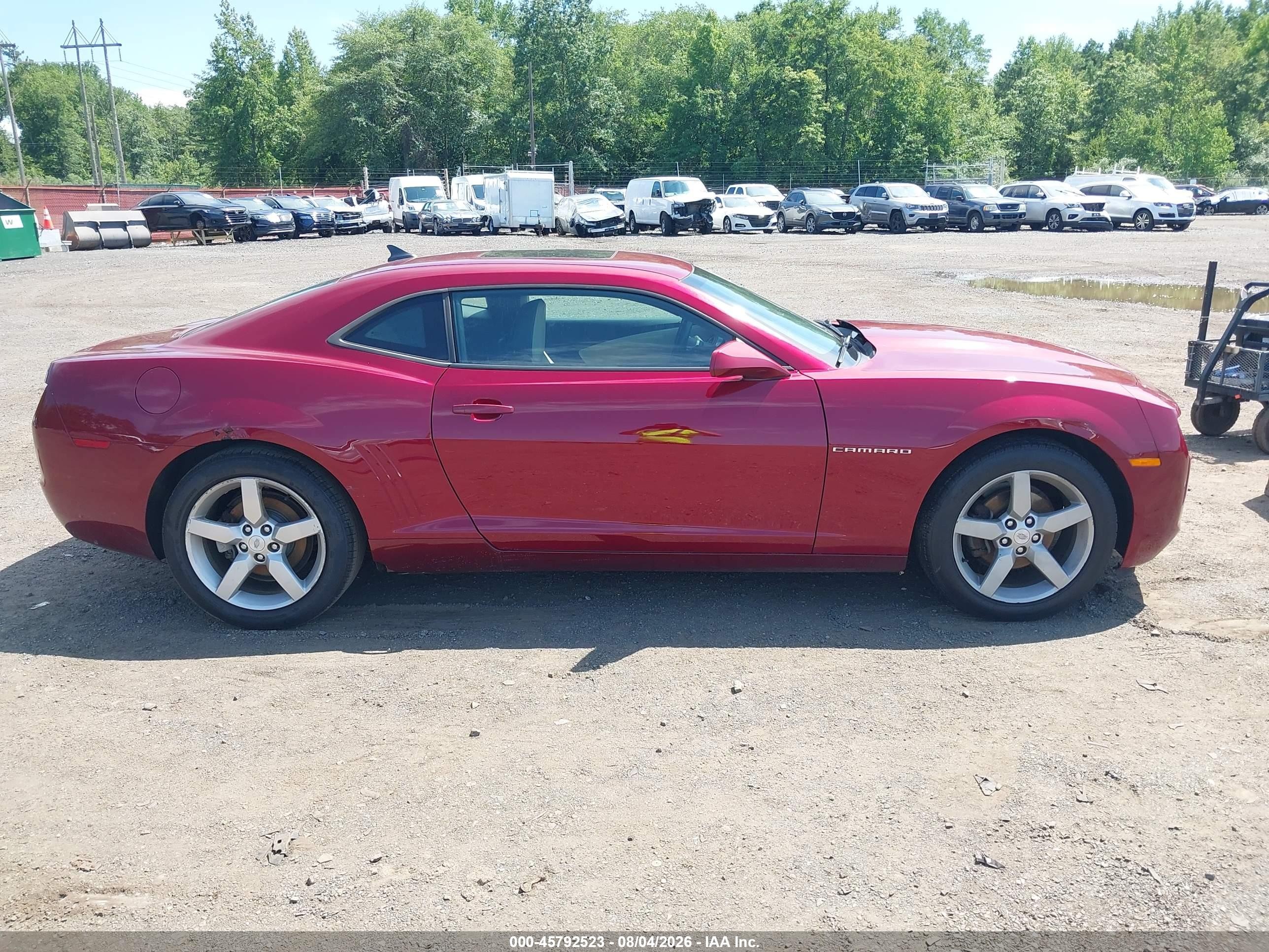 2010 Chevrolet Camaro 2lt Red vin: 2G1FC1EV9A9167257