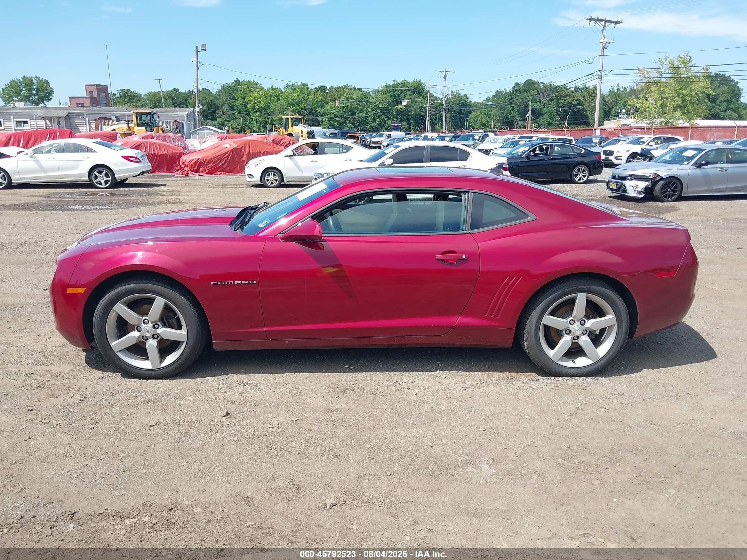 2010 Chevrolet Camaro 2lt Red vin: 2G1FC1EV9A9167257