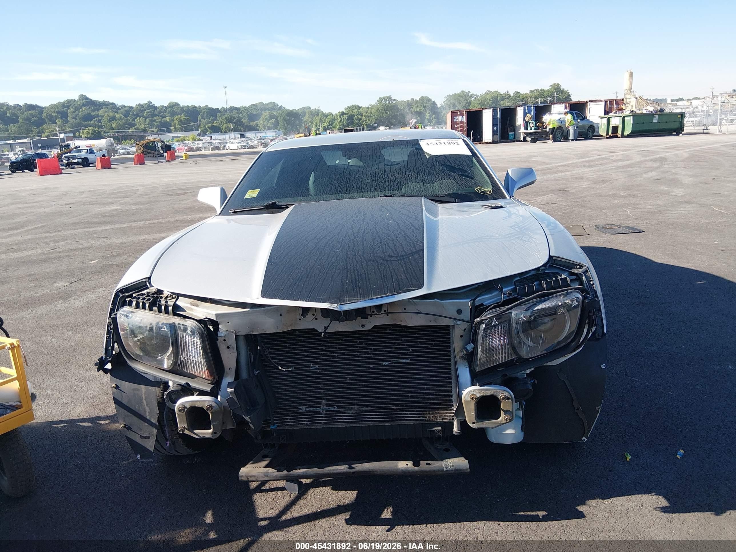 2010 Chevrolet Camaro 2lt Silver vin: 2G1FC1EV9A9211564