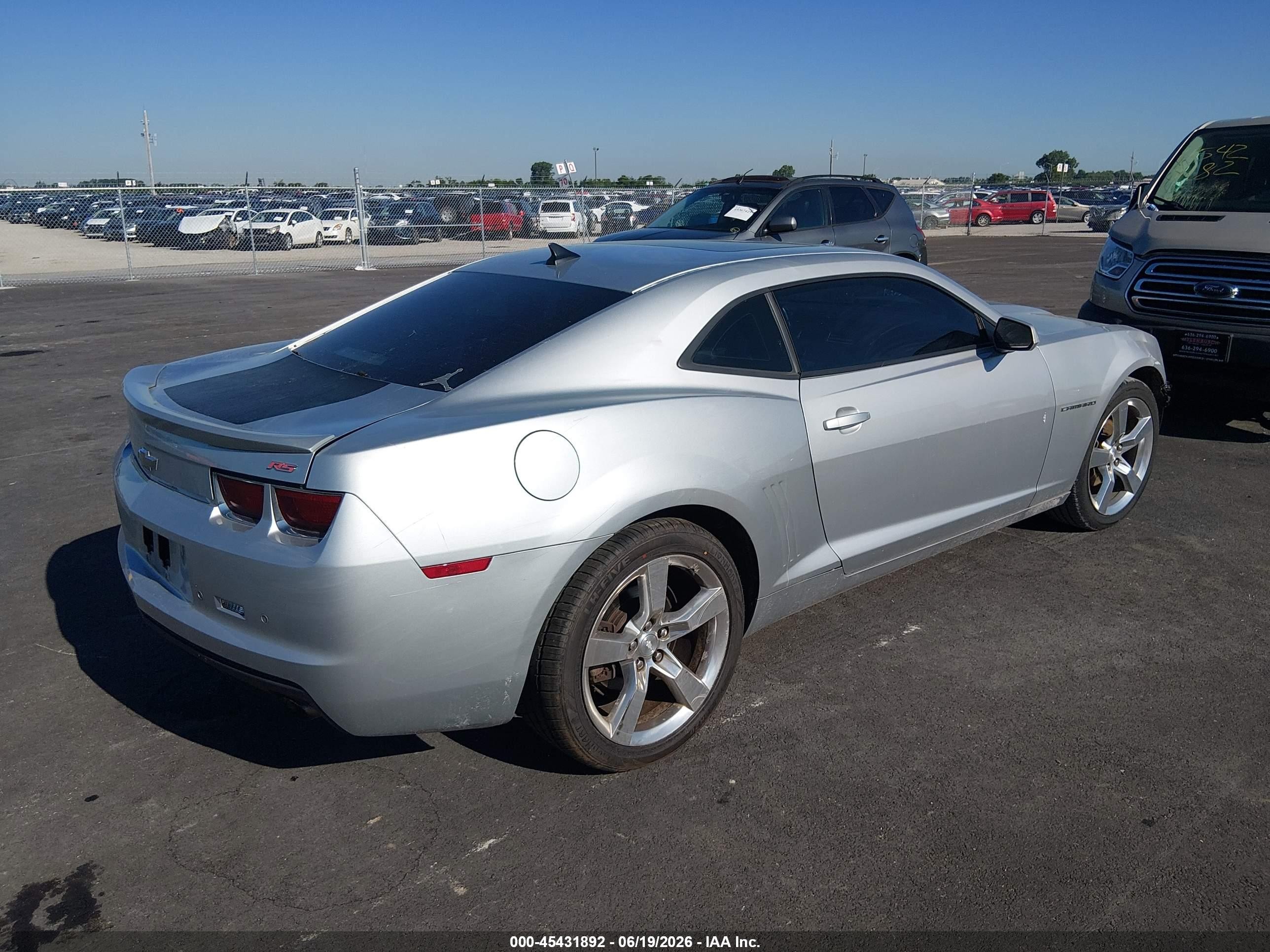 2010 Chevrolet Camaro 2lt Silver vin: 2G1FC1EV9A9211564