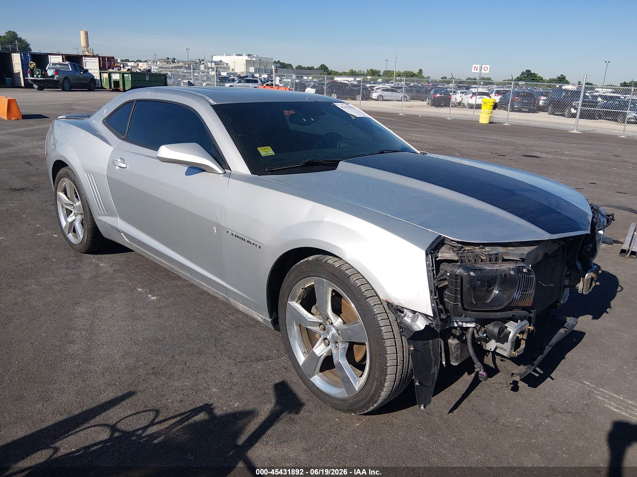 2010 Chevrolet Camaro 2lt Silver vin: 2G1FC1EV9A9211564