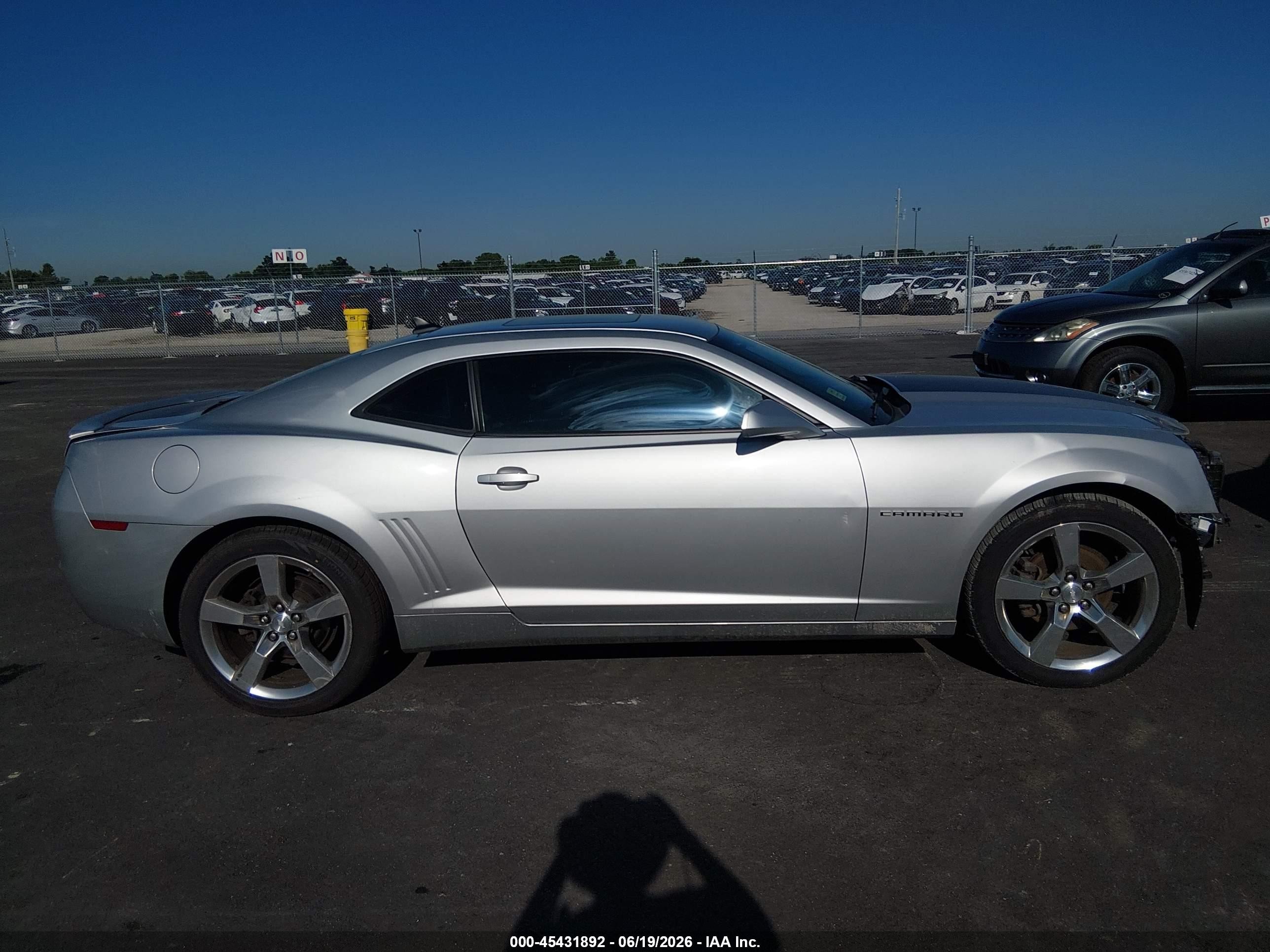 2010 Chevrolet Camaro 2lt Silver vin: 2G1FC1EV9A9211564