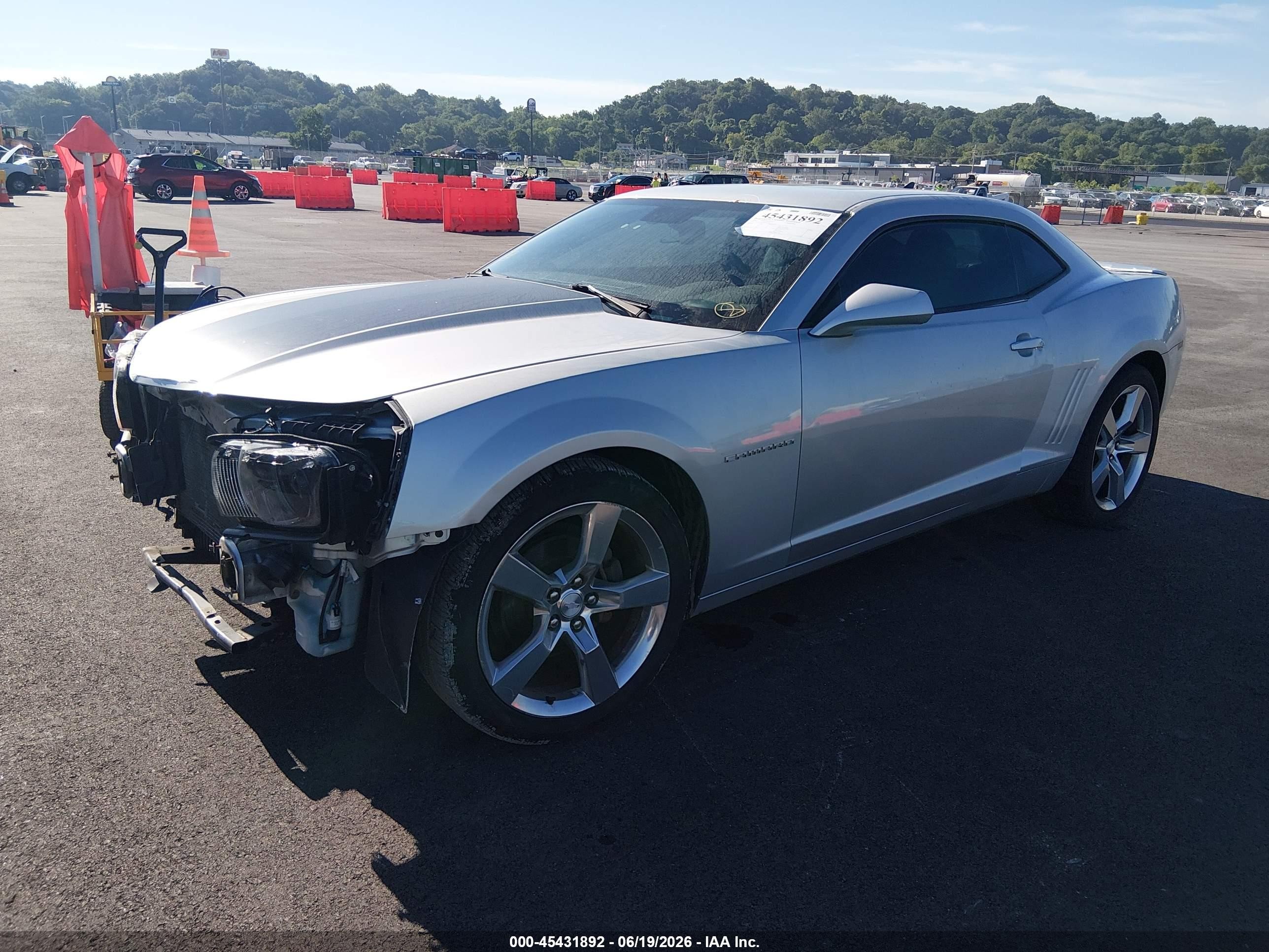 2010 Chevrolet Camaro 2lt Silver vin: 2G1FC1EV9A9211564
