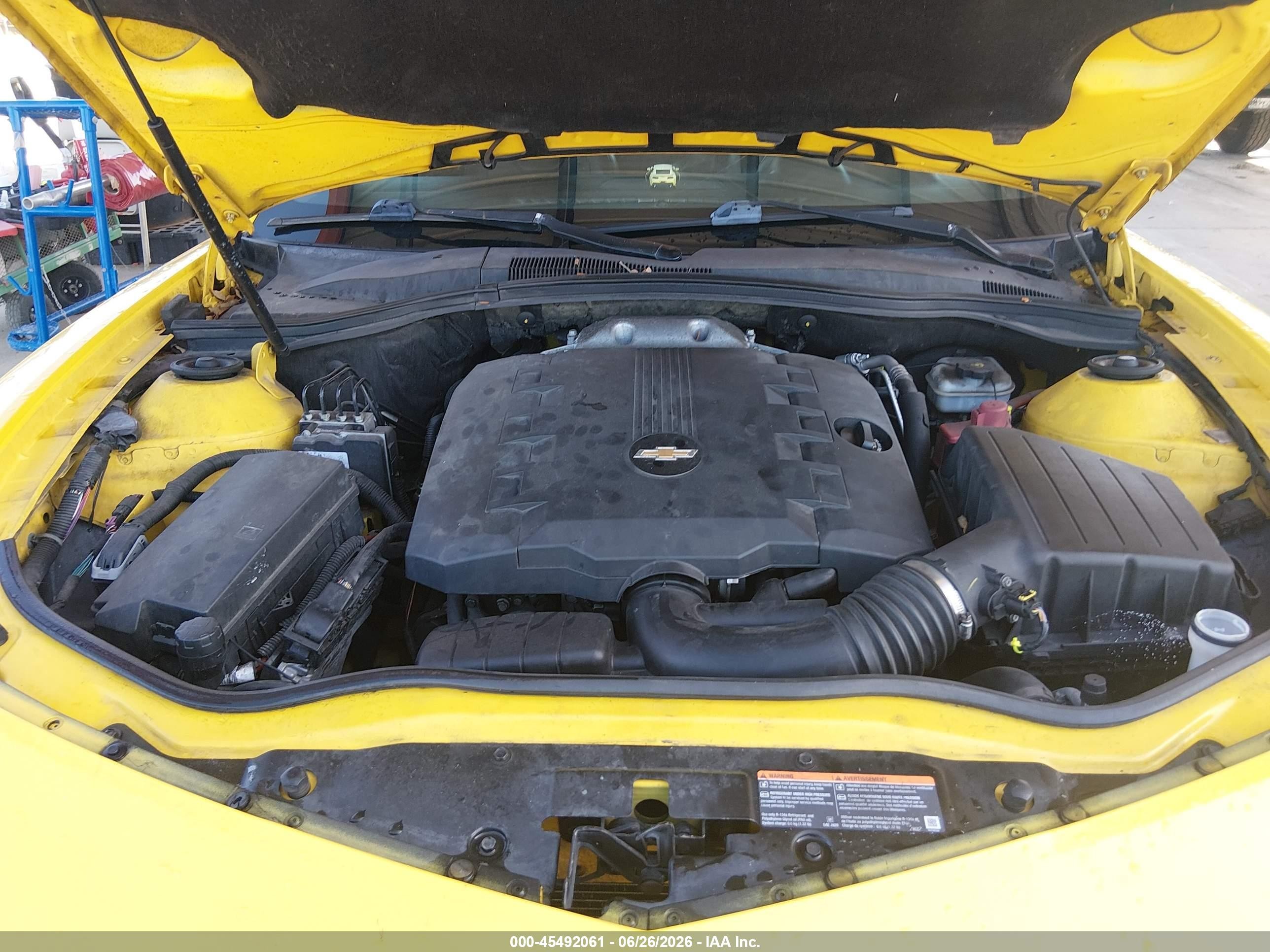 2010 Chevrolet Camaro 2lt Yellow vin: 2G1FC1EV9A9213394