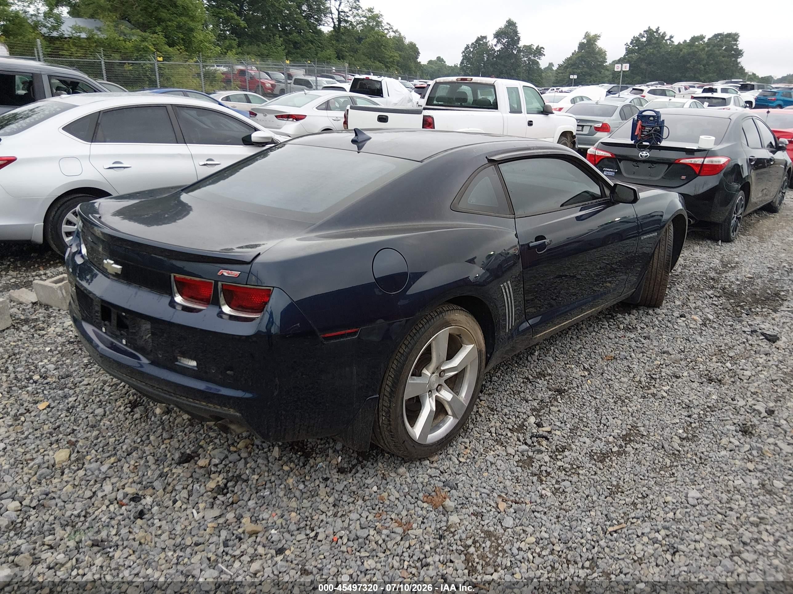 2010 Chevrolet Camaro 2lt Black vin: 2G1FC1EV9A9215372