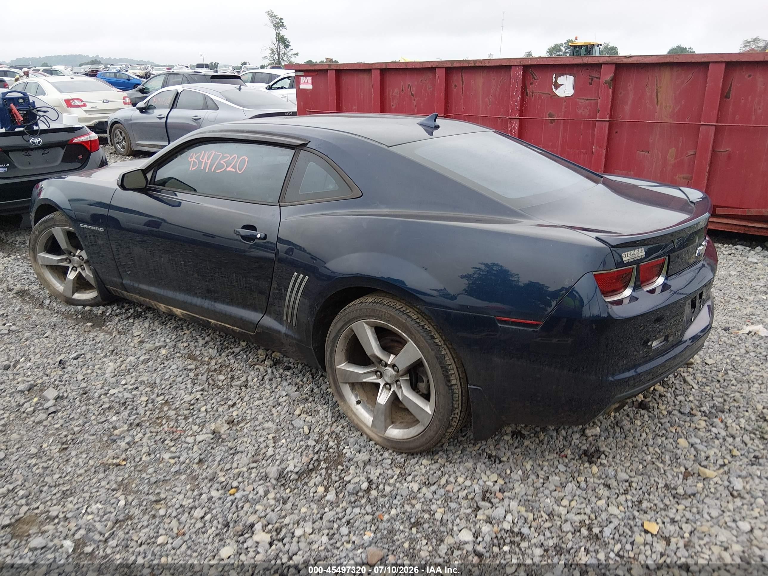 2010 Chevrolet Camaro 2lt Black vin: 2G1FC1EV9A9215372