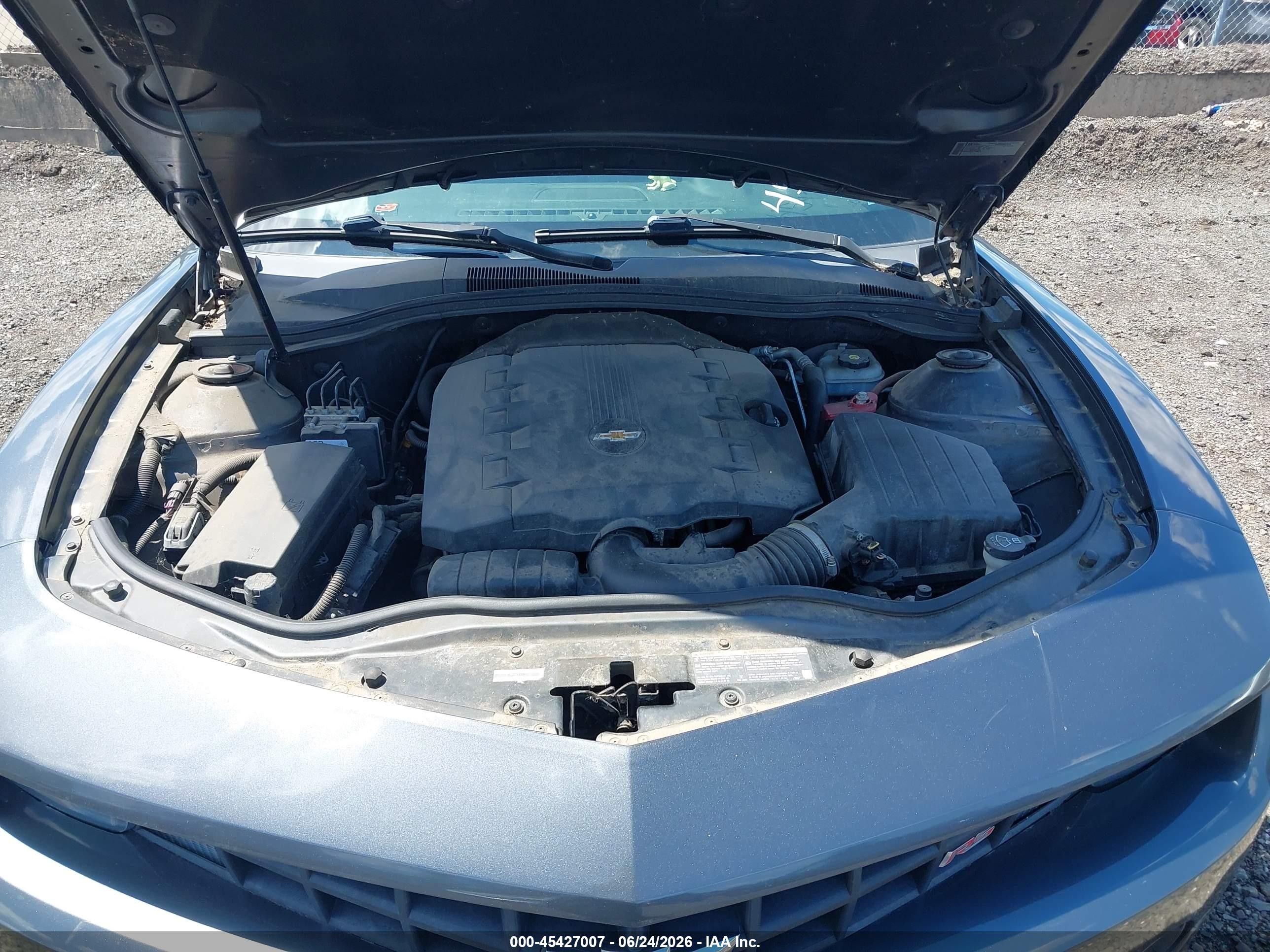 2010 Chevrolet Camaro 2lt Gray vin: 2G1FC1EV9A9224024