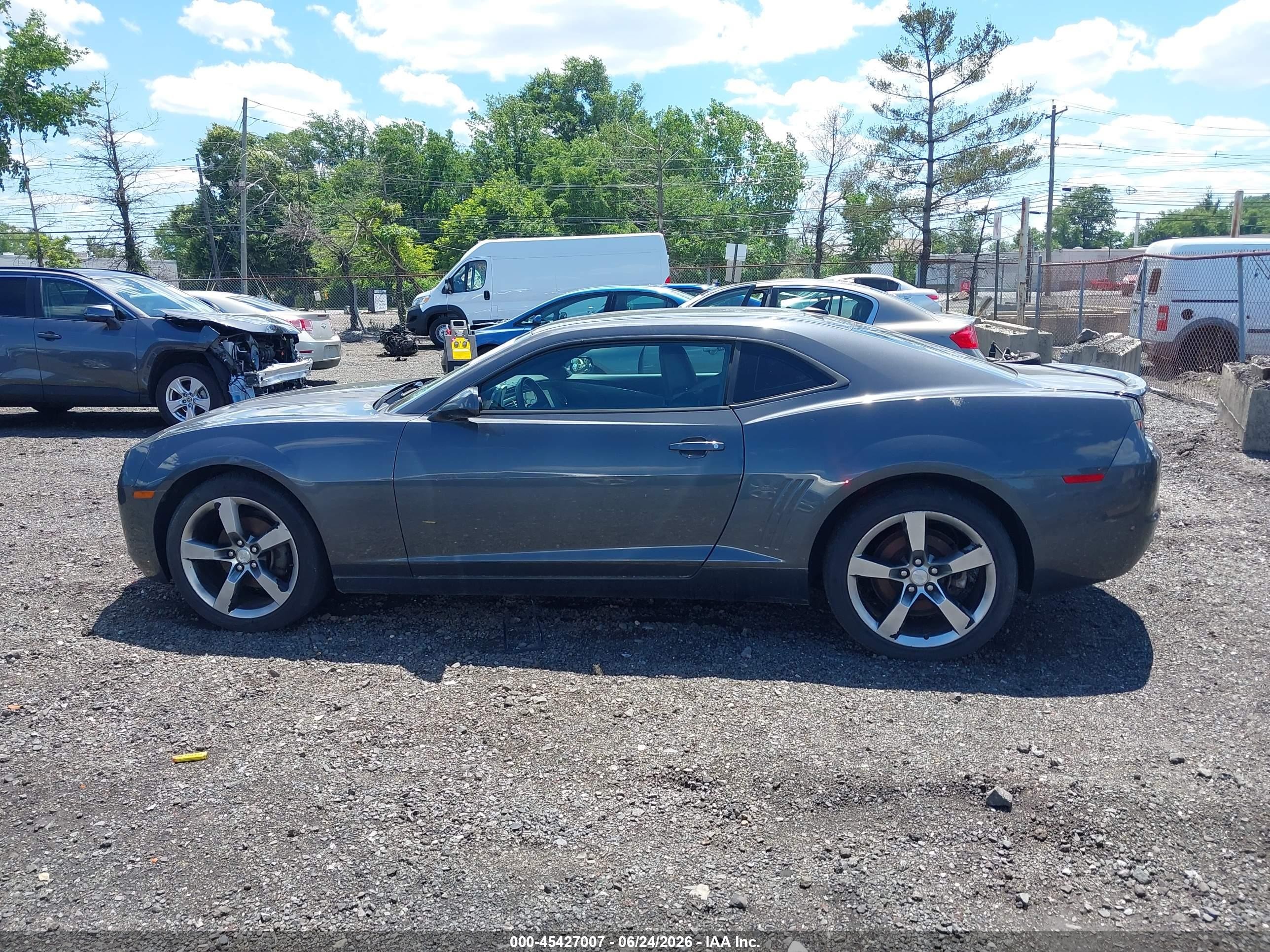 2010 Chevrolet Camaro 2lt Gray vin: 2G1FC1EV9A9224024