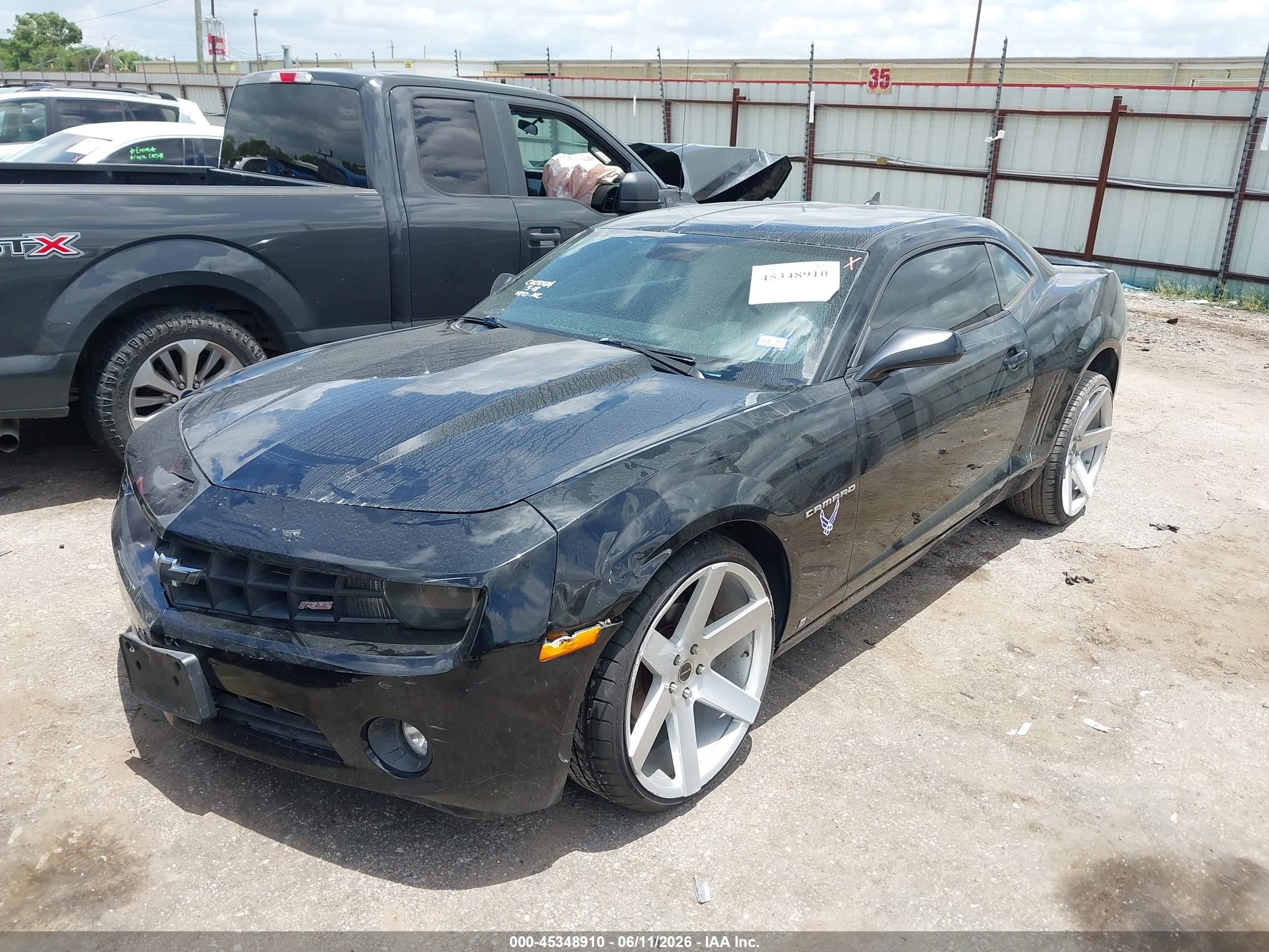 2010 Chevrolet Camaro 2lt Black vin: 2G1FC1EVXA9115703