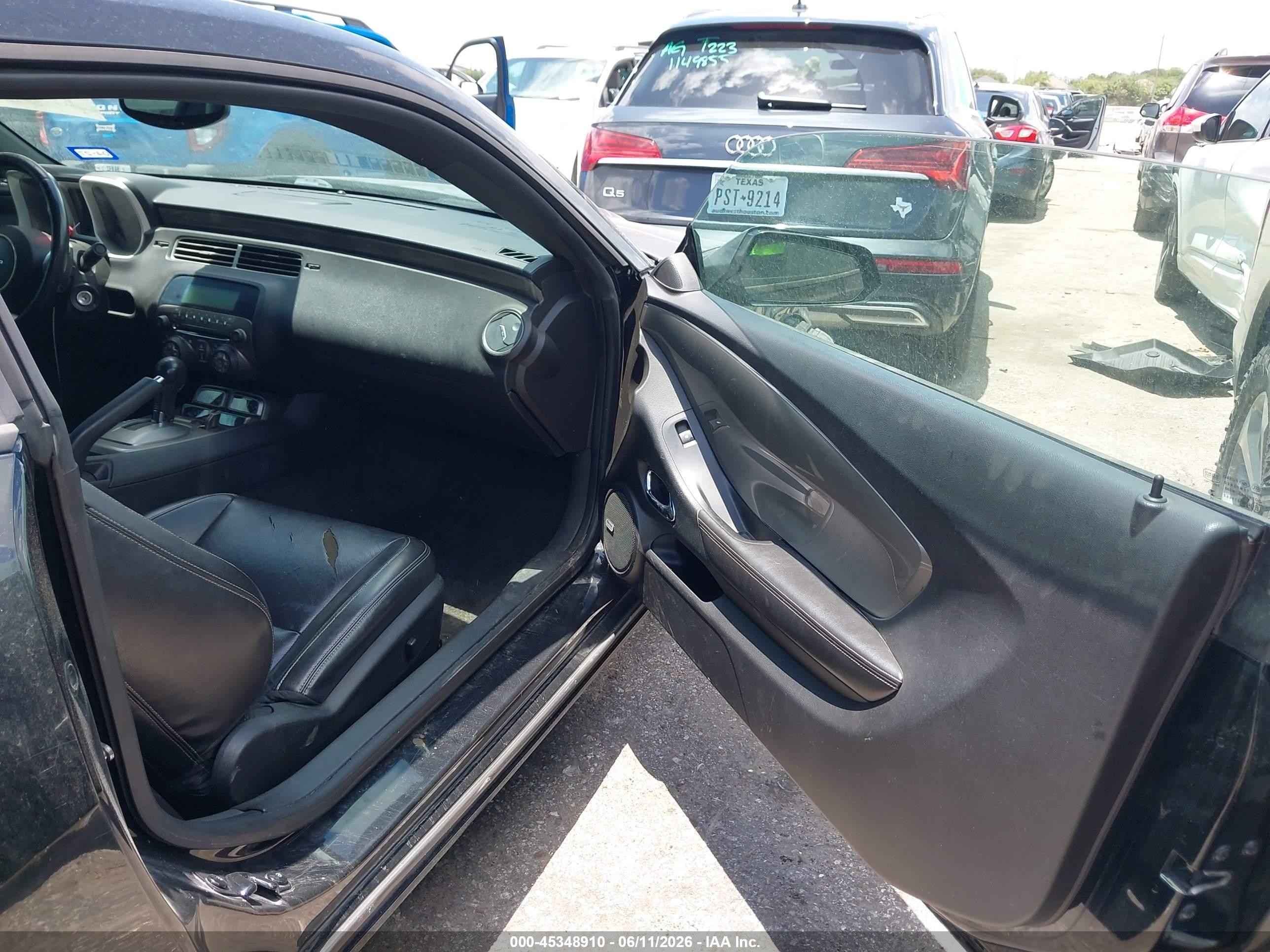 2010 Chevrolet Camaro 2lt Black vin: 2G1FC1EVXA9115703