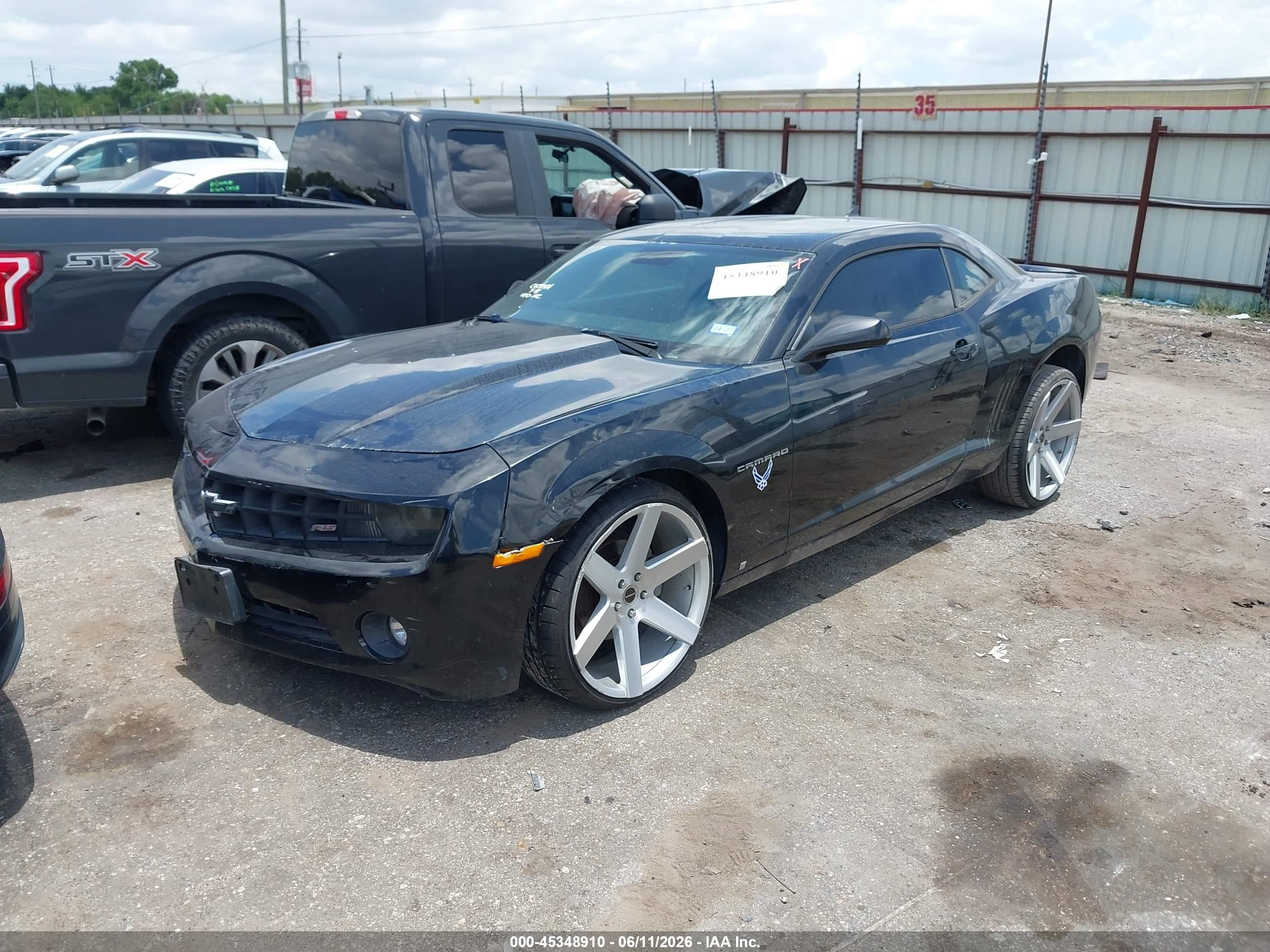 2010 Chevrolet Camaro 2lt Black vin: 2G1FC1EVXA9115703