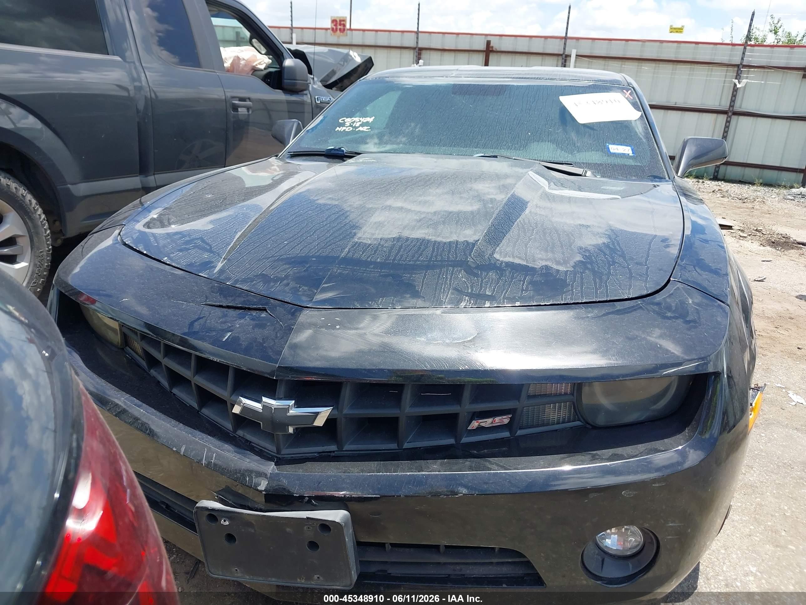 2010 Chevrolet Camaro 2lt Black vin: 2G1FC1EVXA9115703