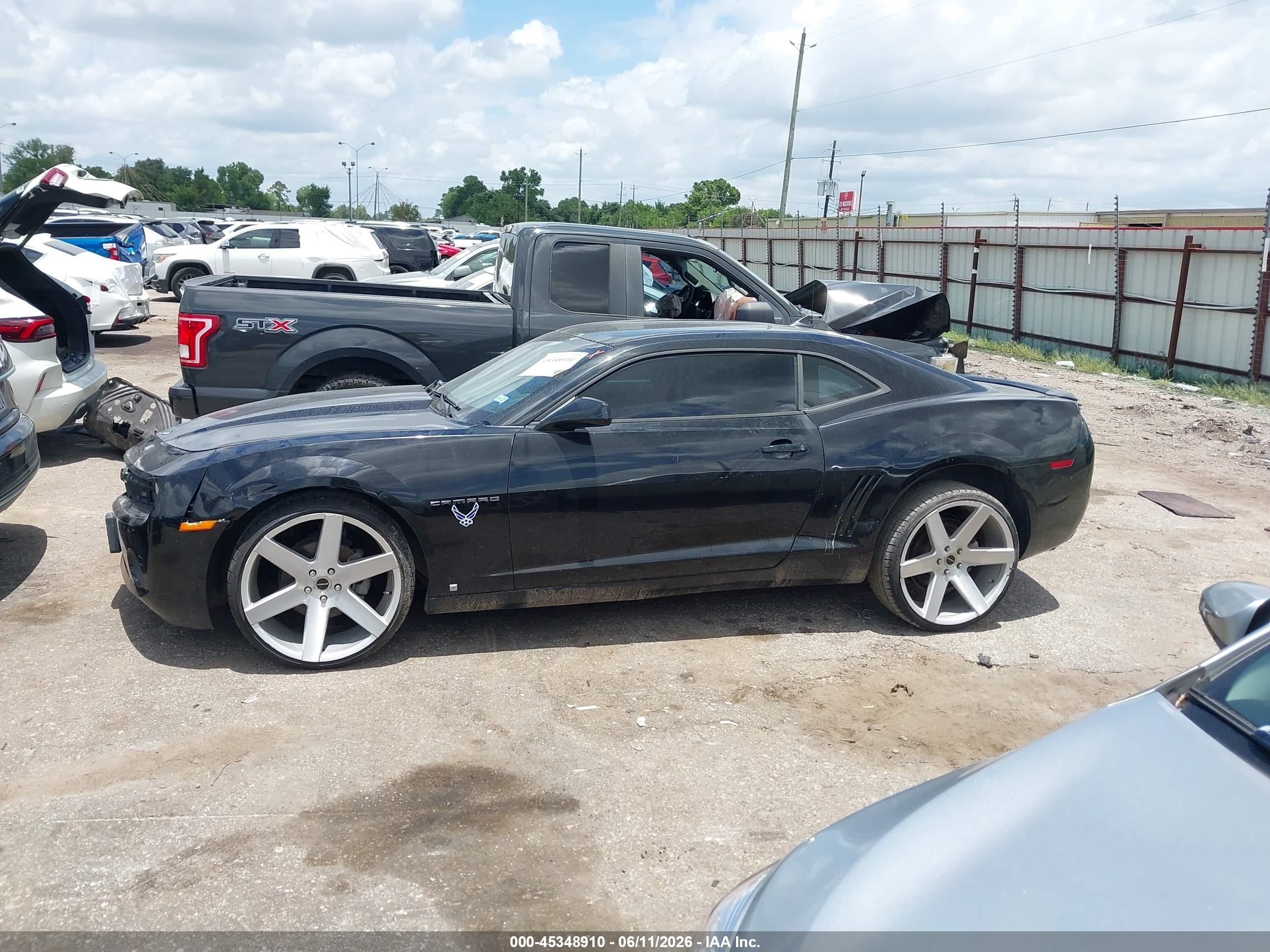 2010 Chevrolet Camaro 2lt Black vin: 2G1FC1EVXA9115703