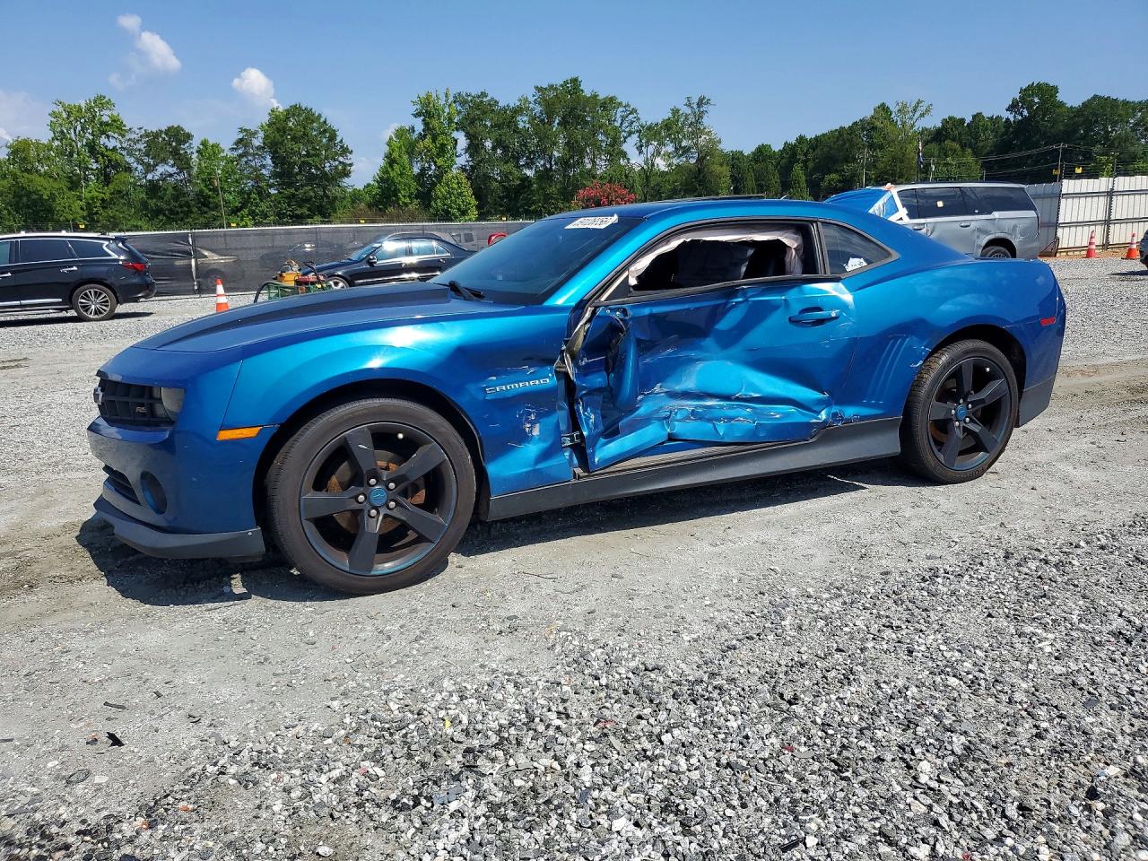 2010 Chevrolet Camaro Lt Blue vin: 2G1FC1EVXA9164643