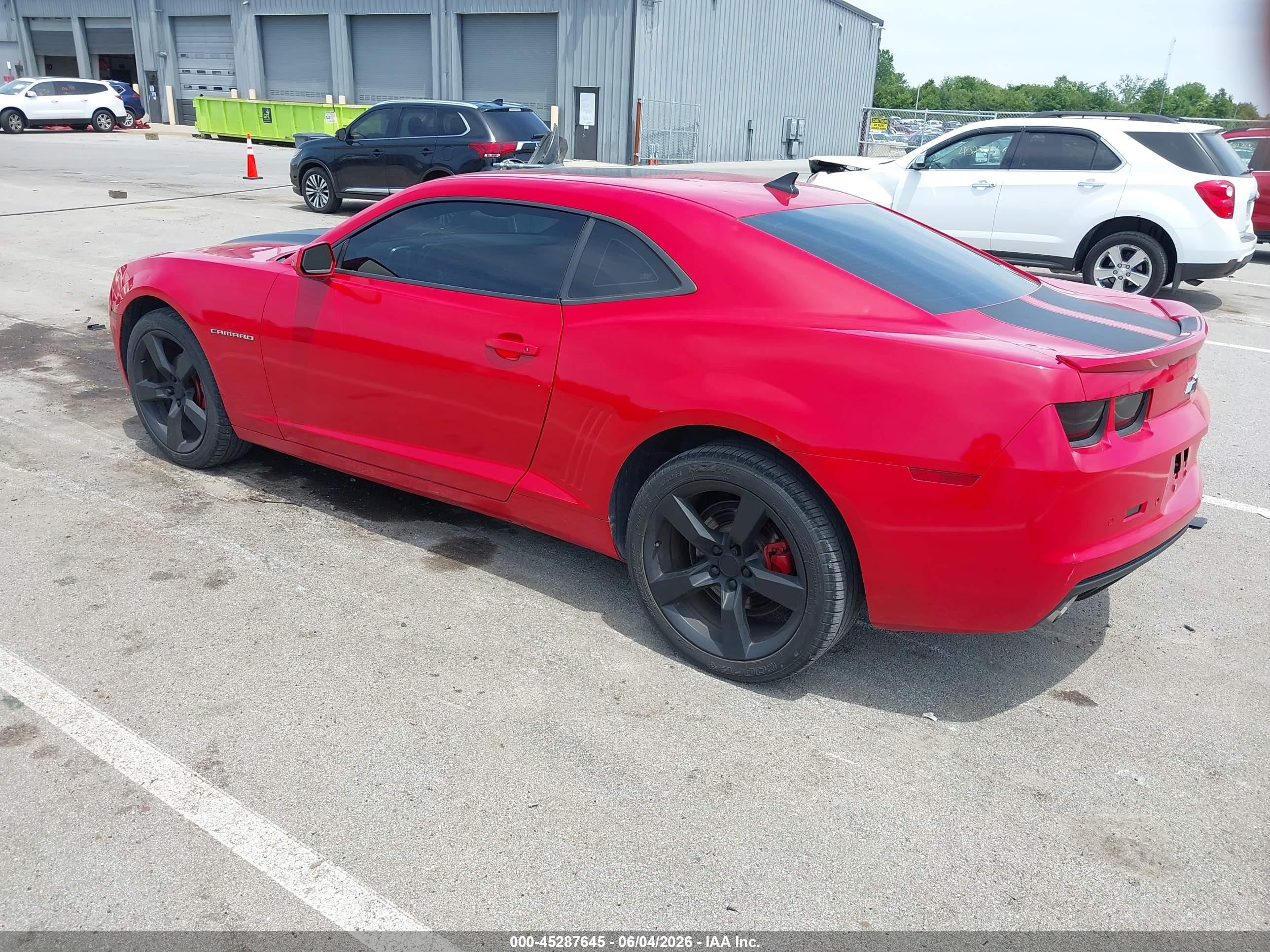 2010 Chevrolet Camaro 2lt Red vin: 2G1FC1EVXA9183807
