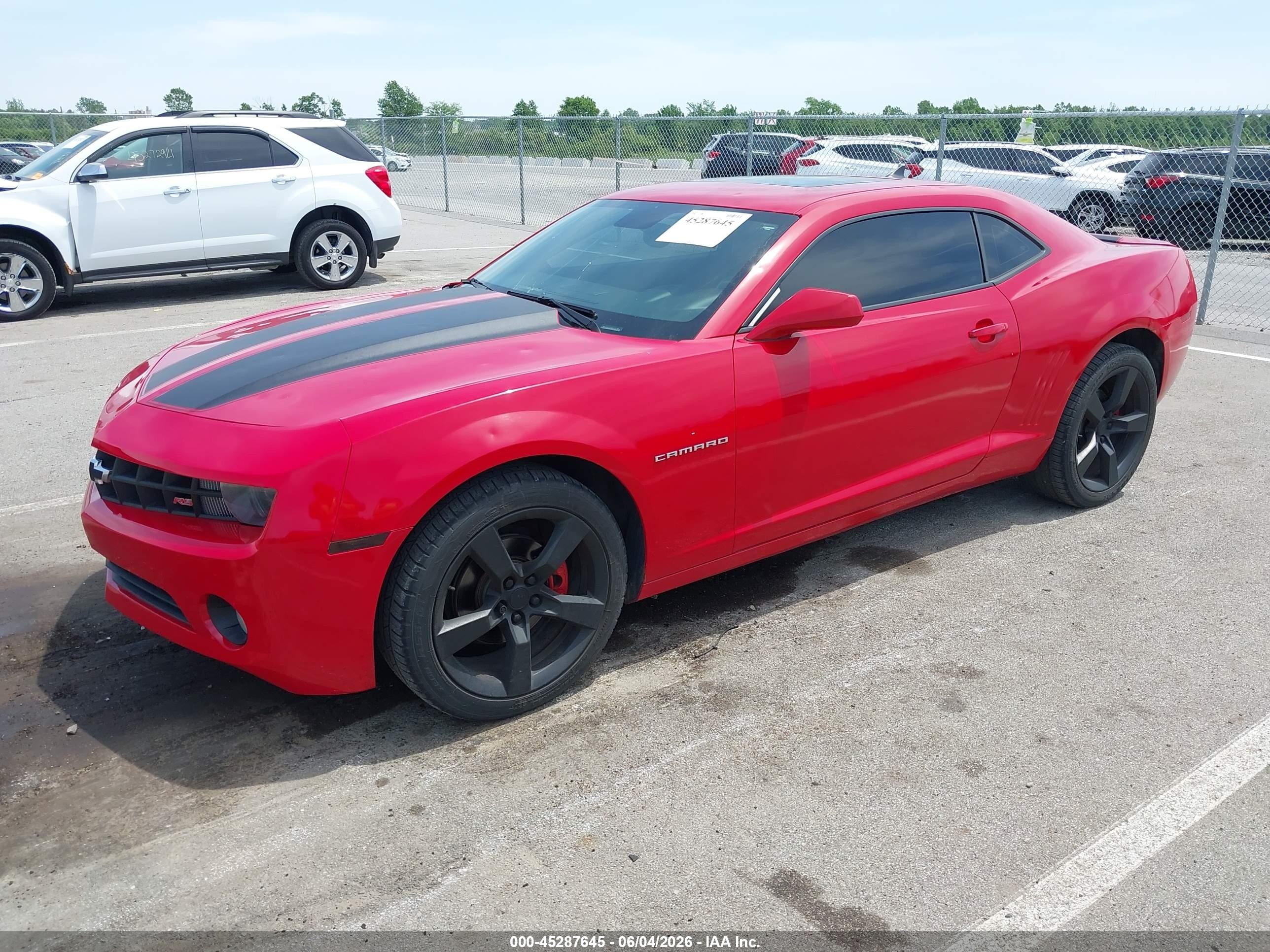 2010 Chevrolet Camaro 2lt Red vin: 2G1FC1EVXA9183807