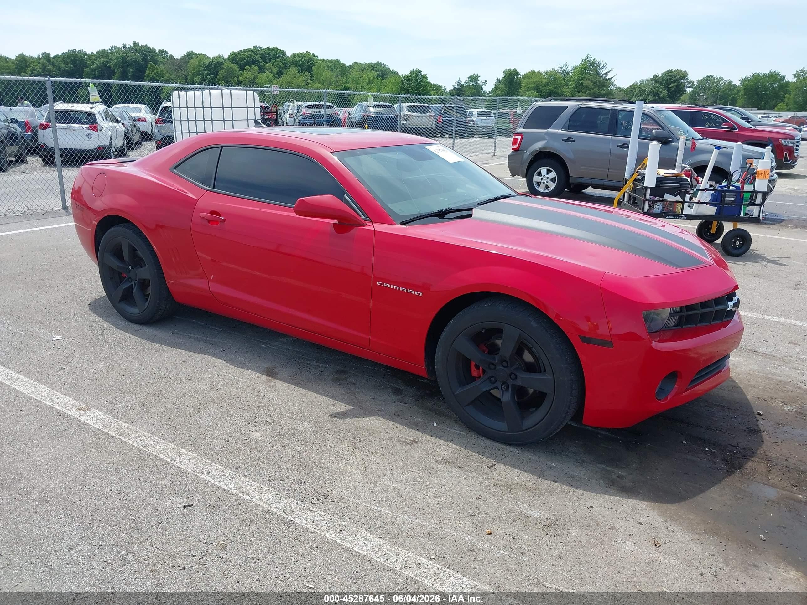 2010 Chevrolet Camaro 2lt Red vin: 2G1FC1EVXA9183807