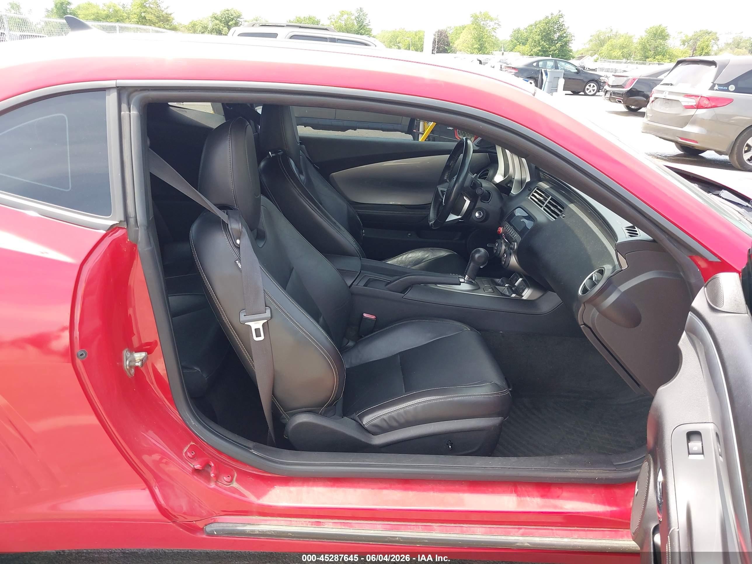 2010 Chevrolet Camaro 2lt Red vin: 2G1FC1EVXA9183807