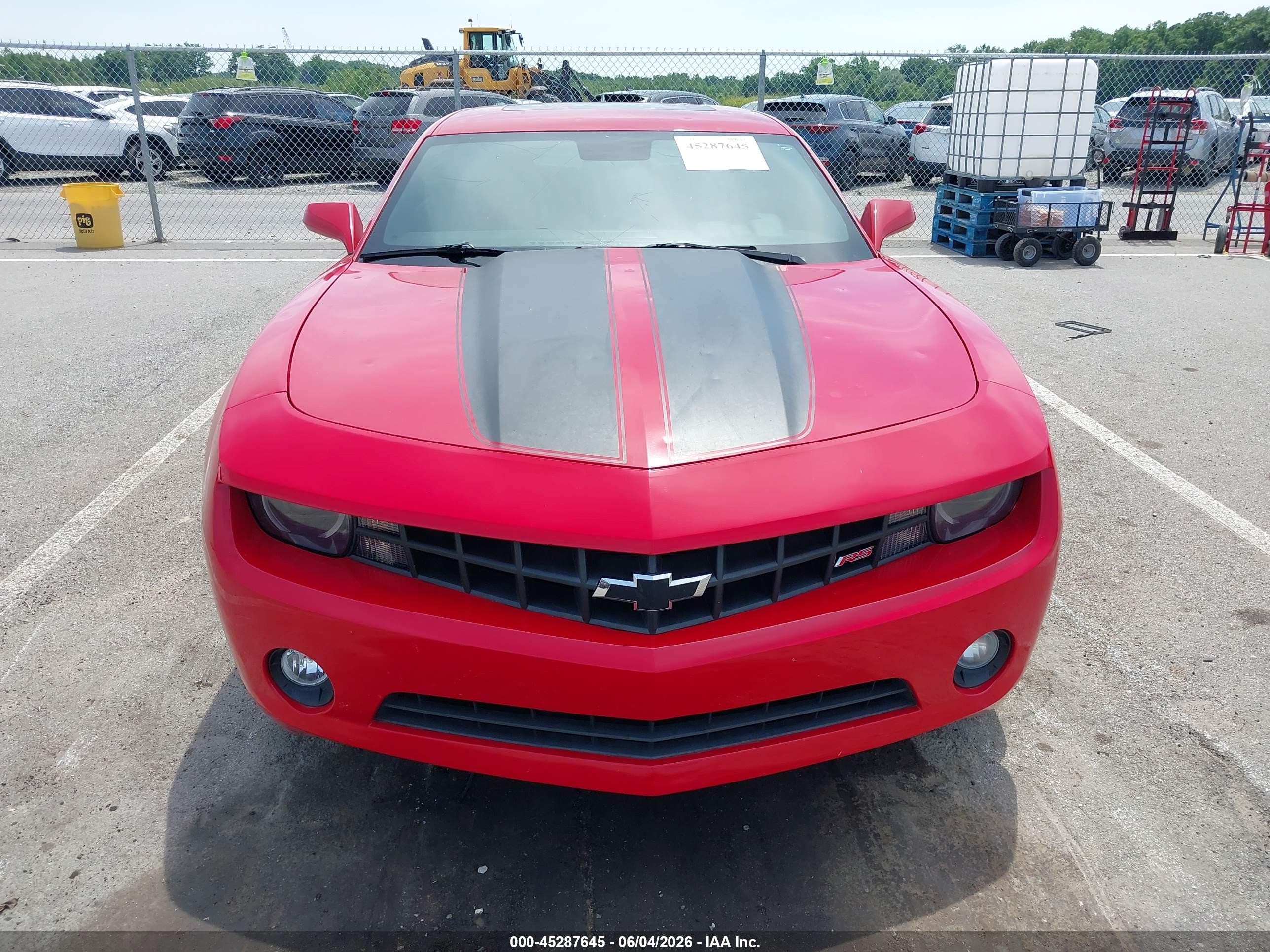 2010 Chevrolet Camaro 2lt Red vin: 2G1FC1EVXA9183807