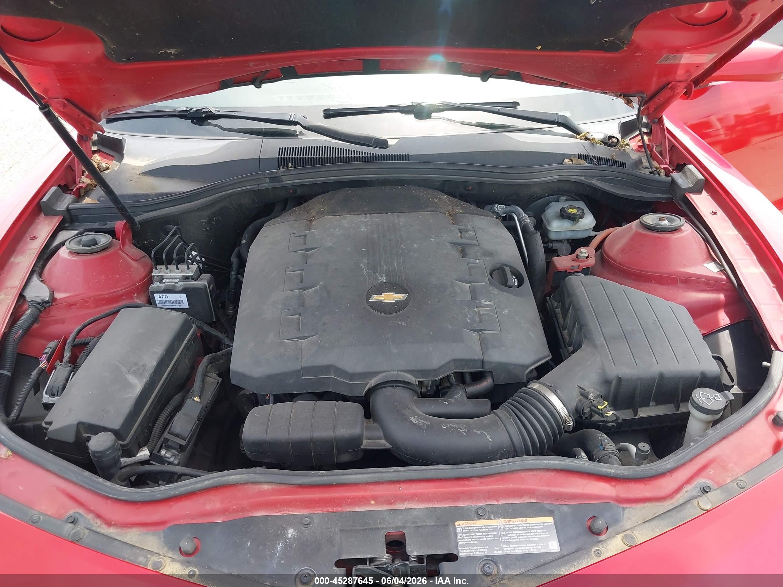 2010 Chevrolet Camaro 2lt Red vin: 2G1FC1EVXA9183807