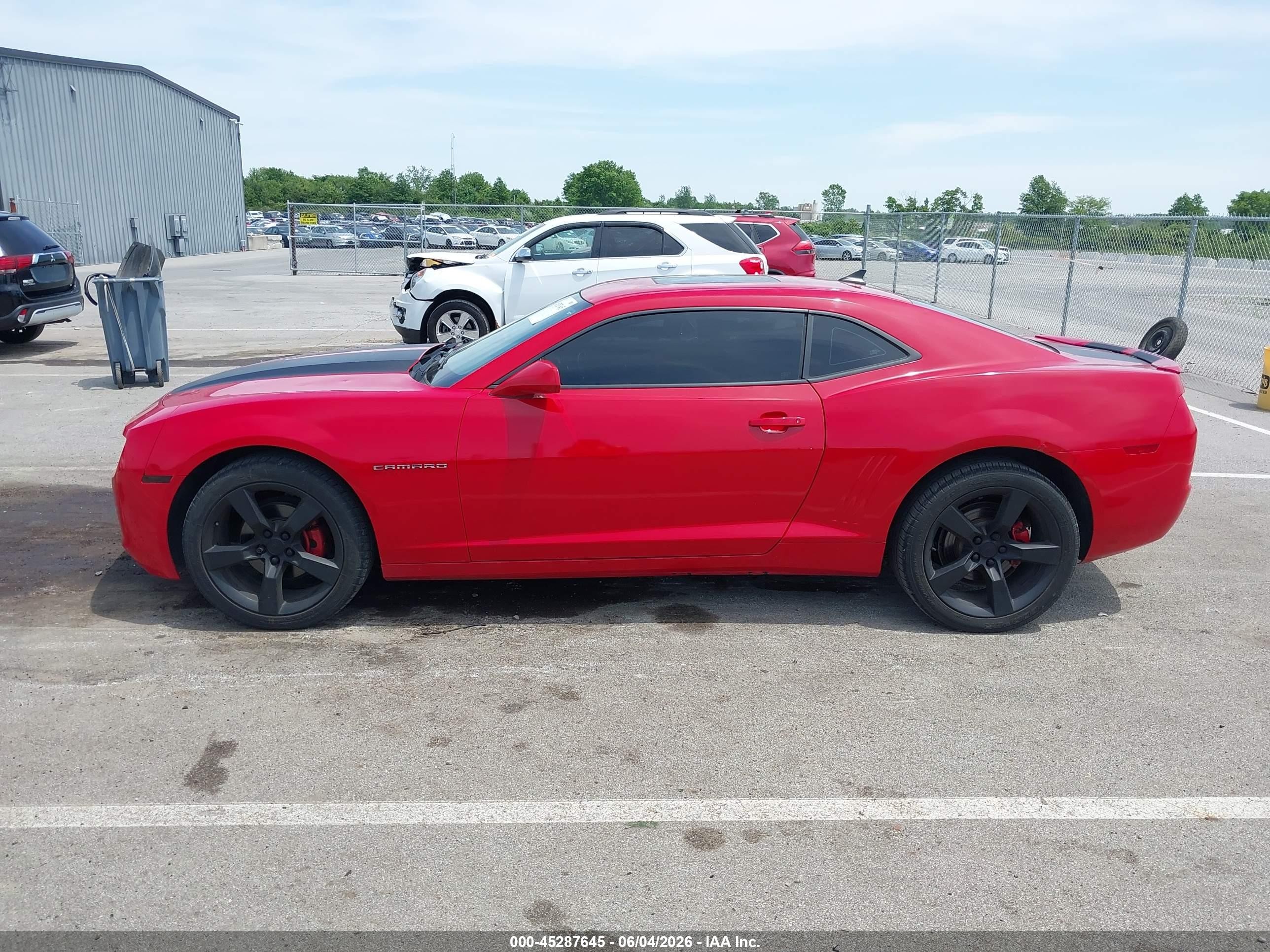 2010 Chevrolet Camaro 2lt Red vin: 2G1FC1EVXA9183807