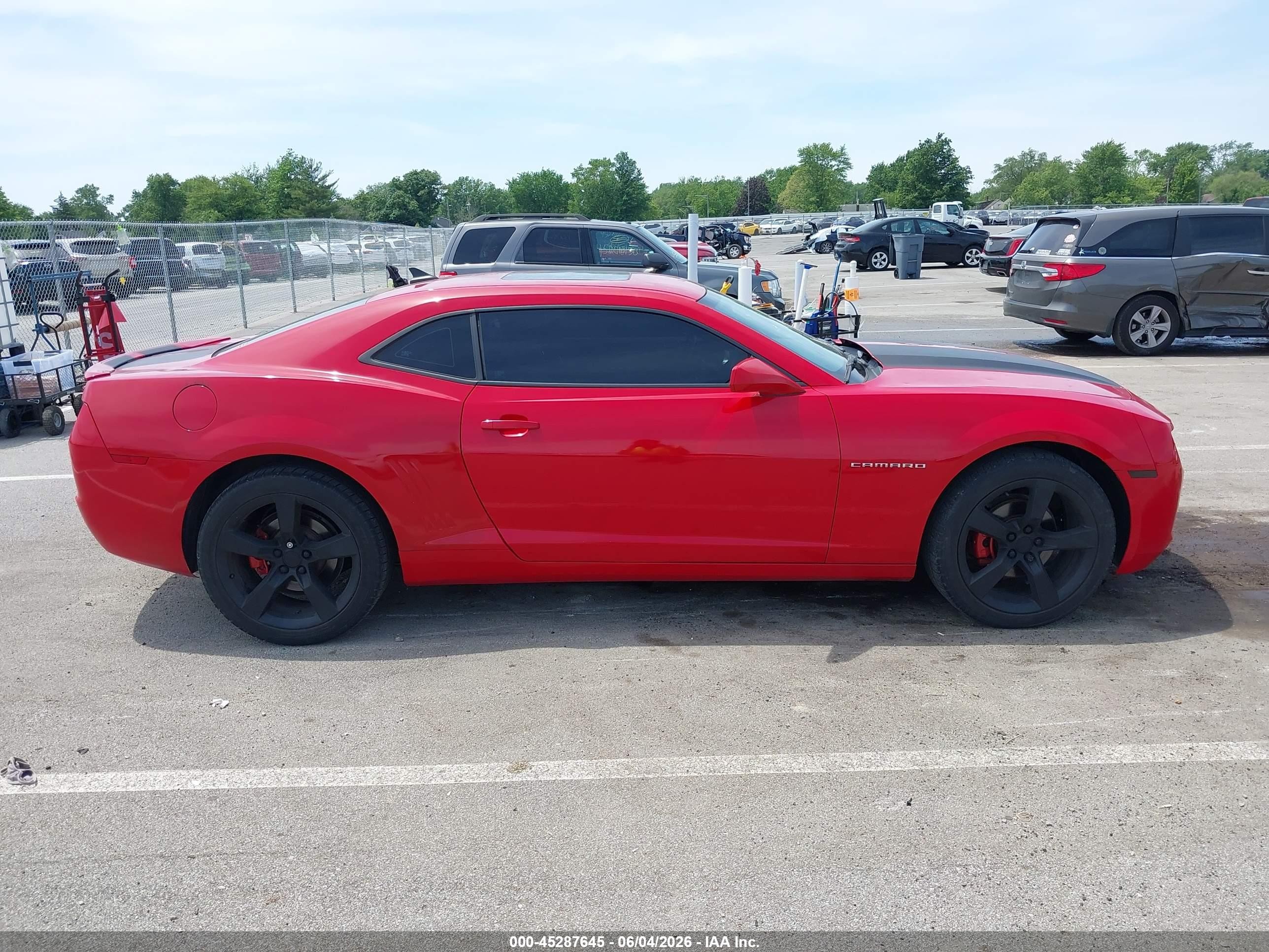 2010 Chevrolet Camaro 2lt Red vin: 2G1FC1EVXA9183807