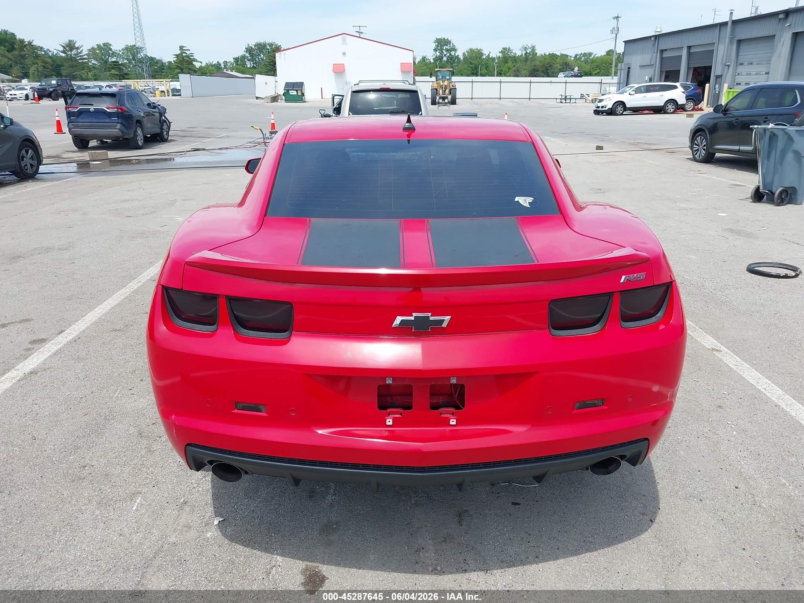 2010 Chevrolet Camaro 2lt Red vin: 2G1FC1EVXA9183807