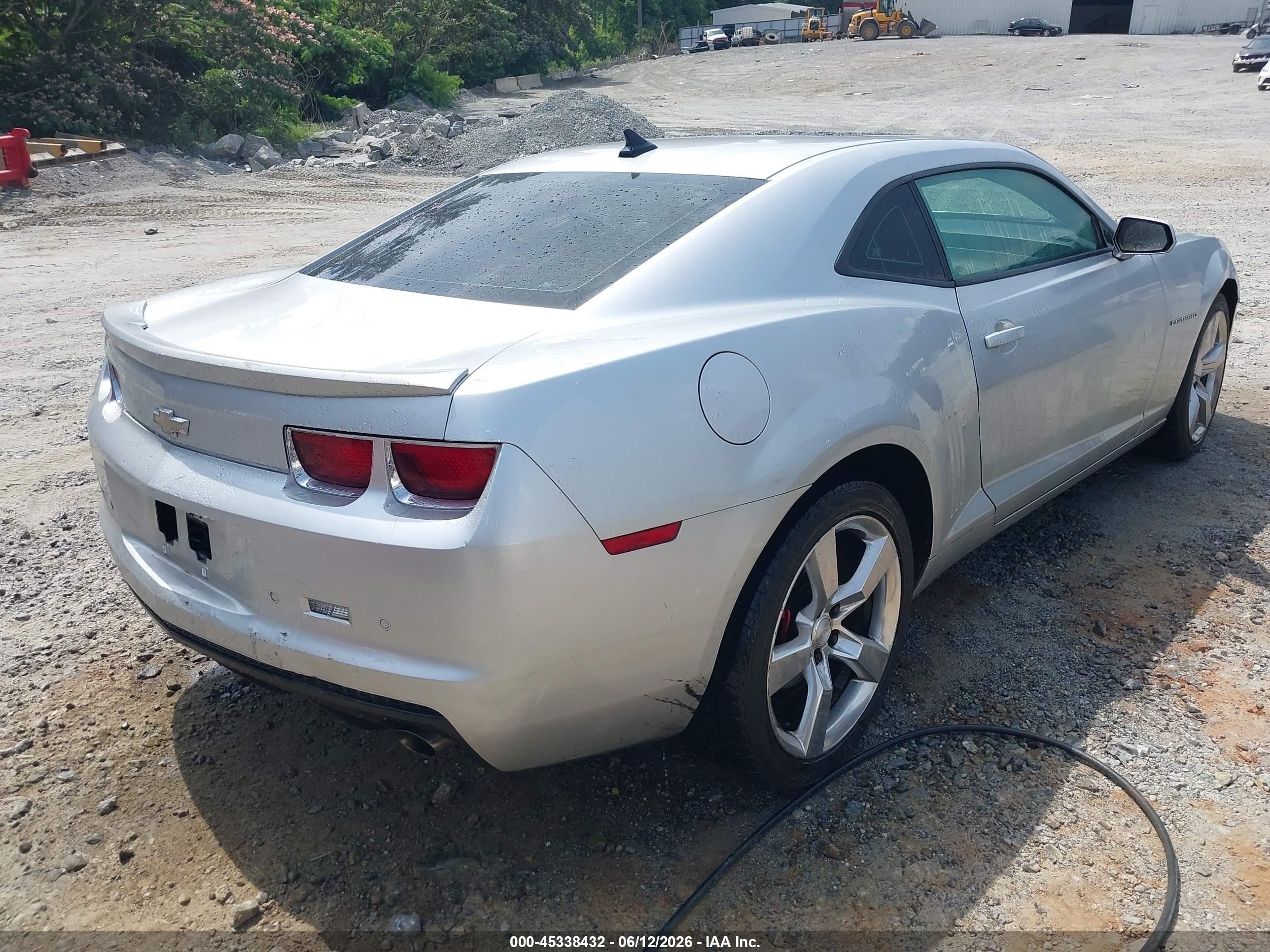 2010 Chevrolet Camaro 2lt Silver vin: 2G1FC1EVXA9193866