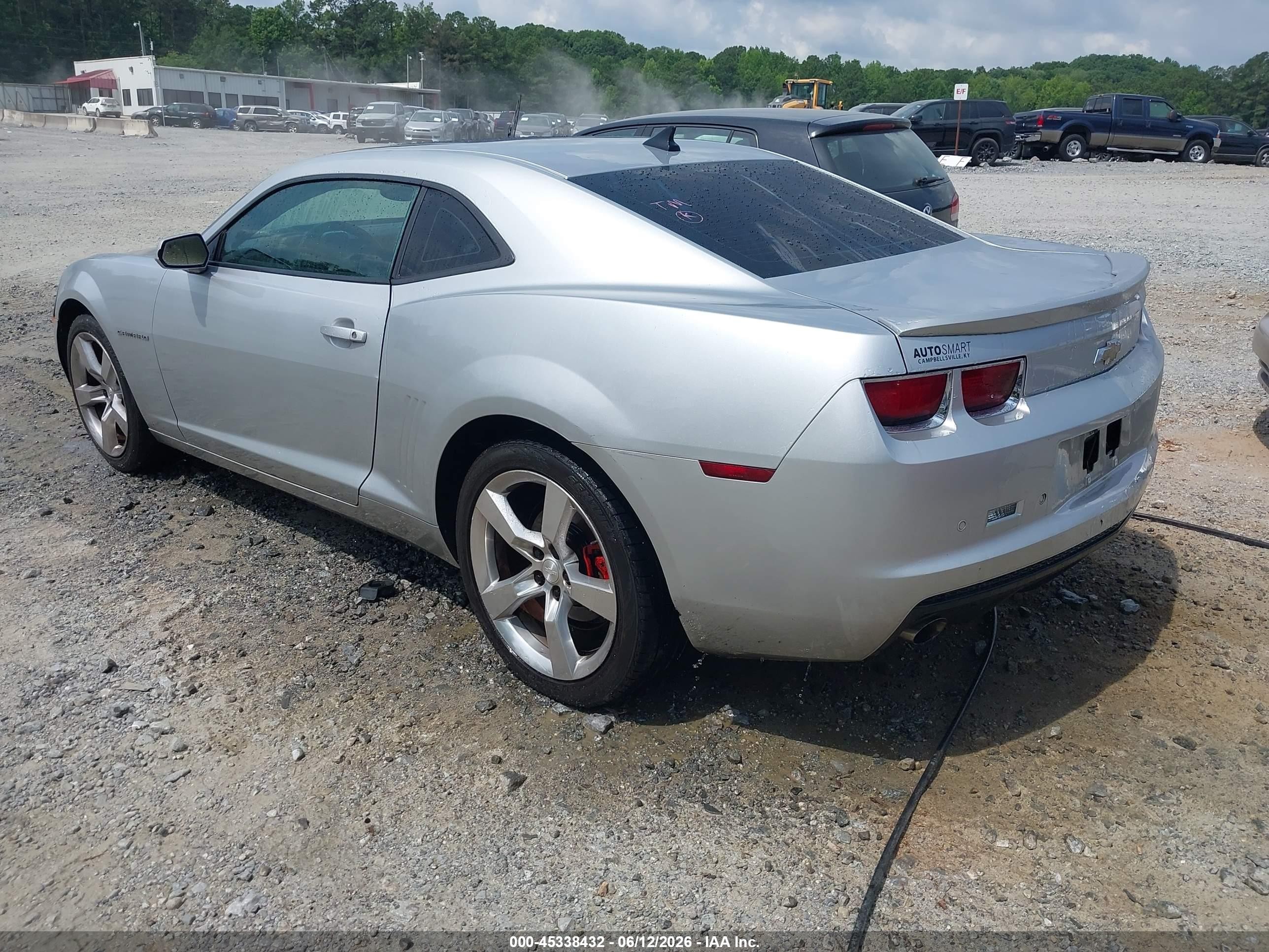 2010 Chevrolet Camaro 2lt Silver vin: 2G1FC1EVXA9193866