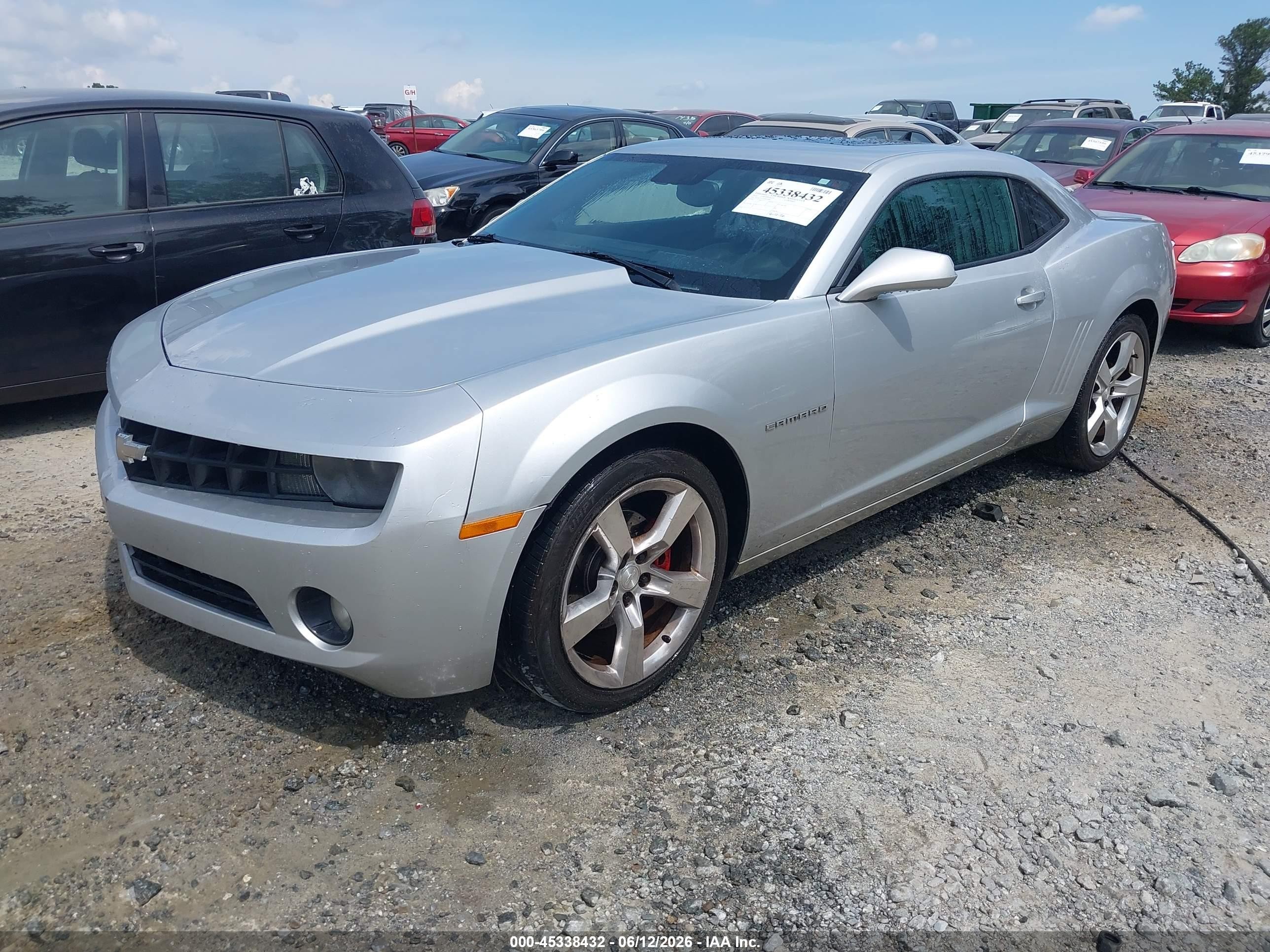 2010 Chevrolet Camaro 2lt Silver vin: 2G1FC1EVXA9193866