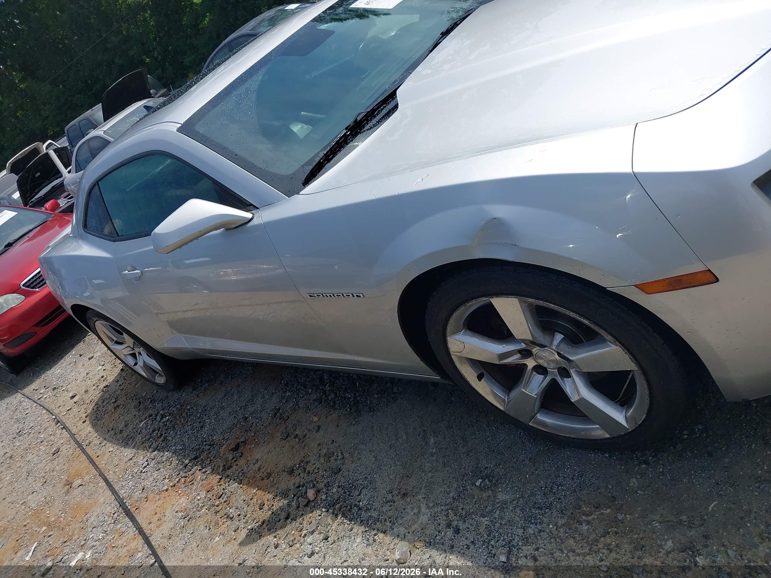 2010 Chevrolet Camaro 2lt Silver vin: 2G1FC1EVXA9193866