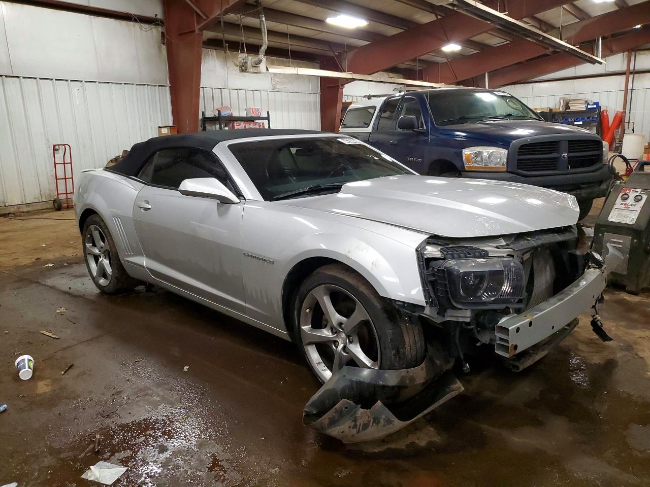 2013 Chevrolet Camaro Lt Серебряный vin: 2G1FC3D31D9247068