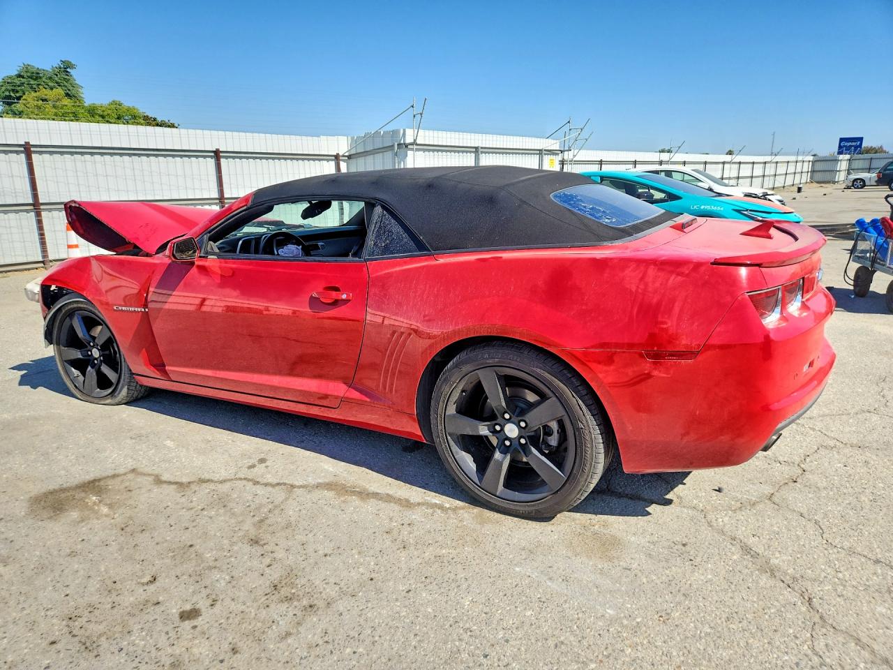 2012 Chevrolet Camaro Lt Red vin: 2G1FC3D33C9104038