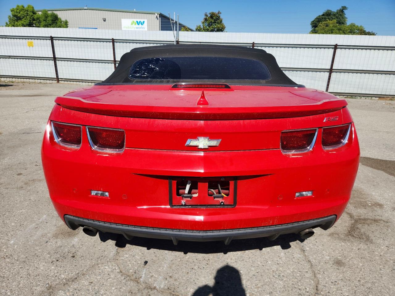 2012 Chevrolet Camaro Lt Red vin: 2G1FC3D33C9104038